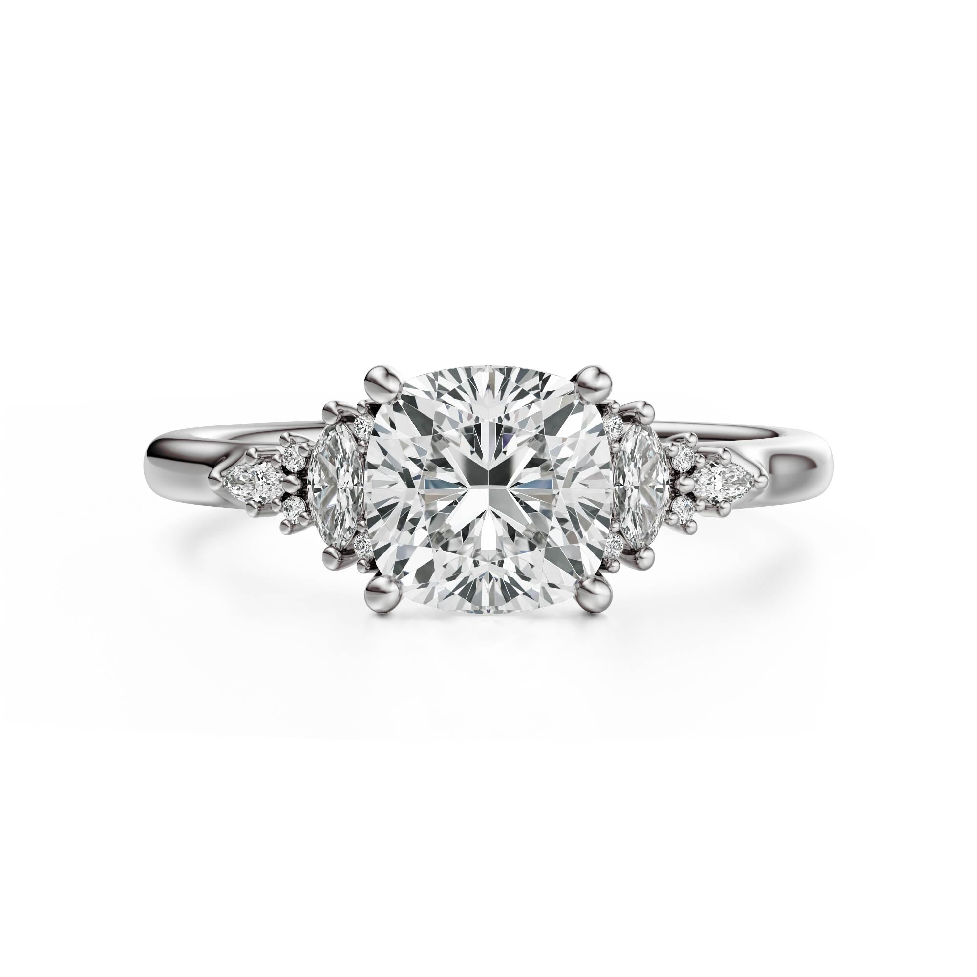 The Maeve Ring | Cushion | Setting Only