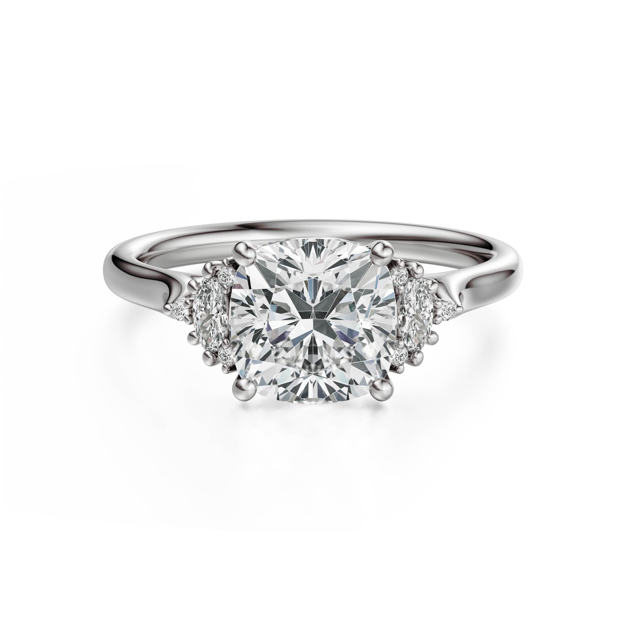 The Maren Ring | Cushion | Setting Only