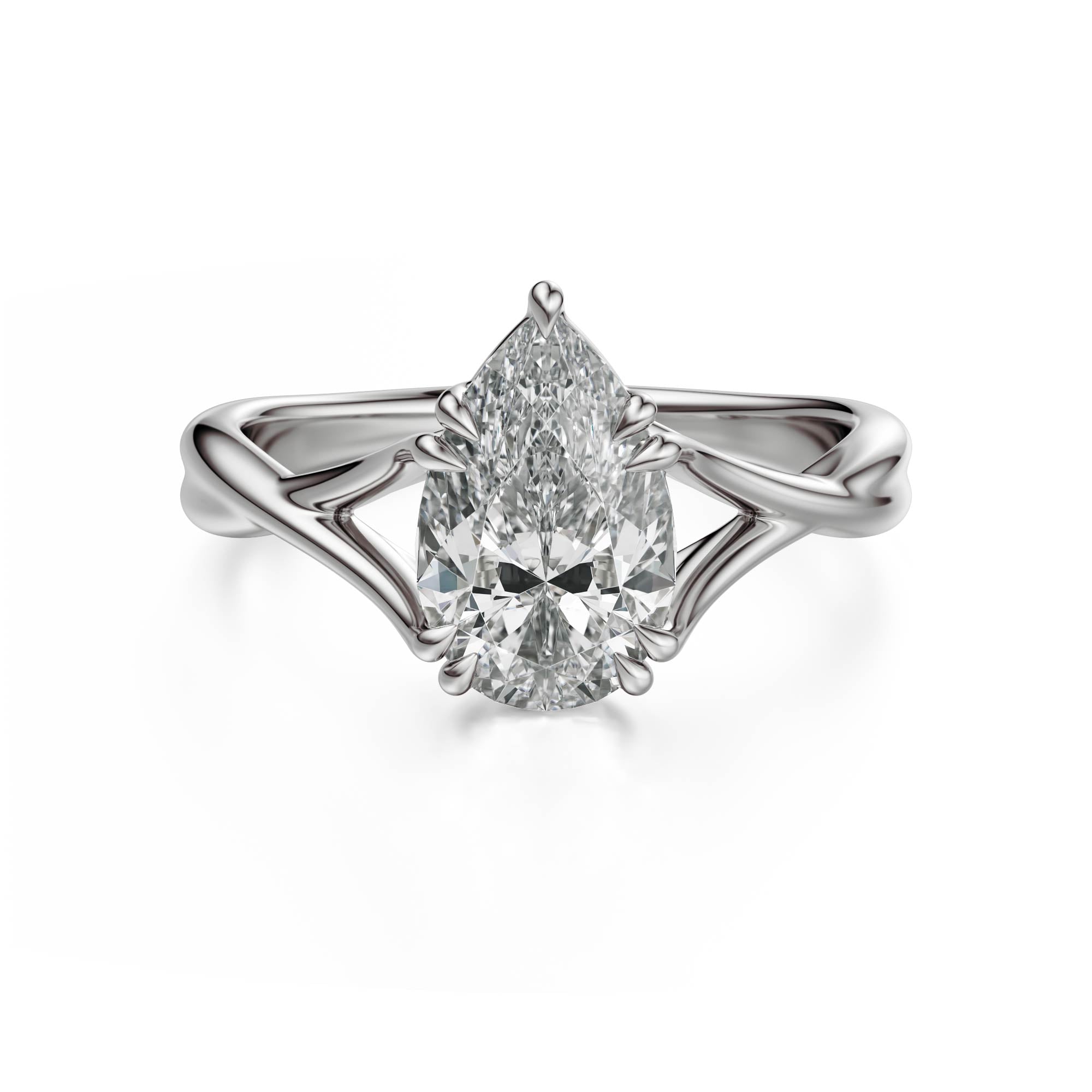 The Entwine Ring | Pear - Lavender Creek Gems