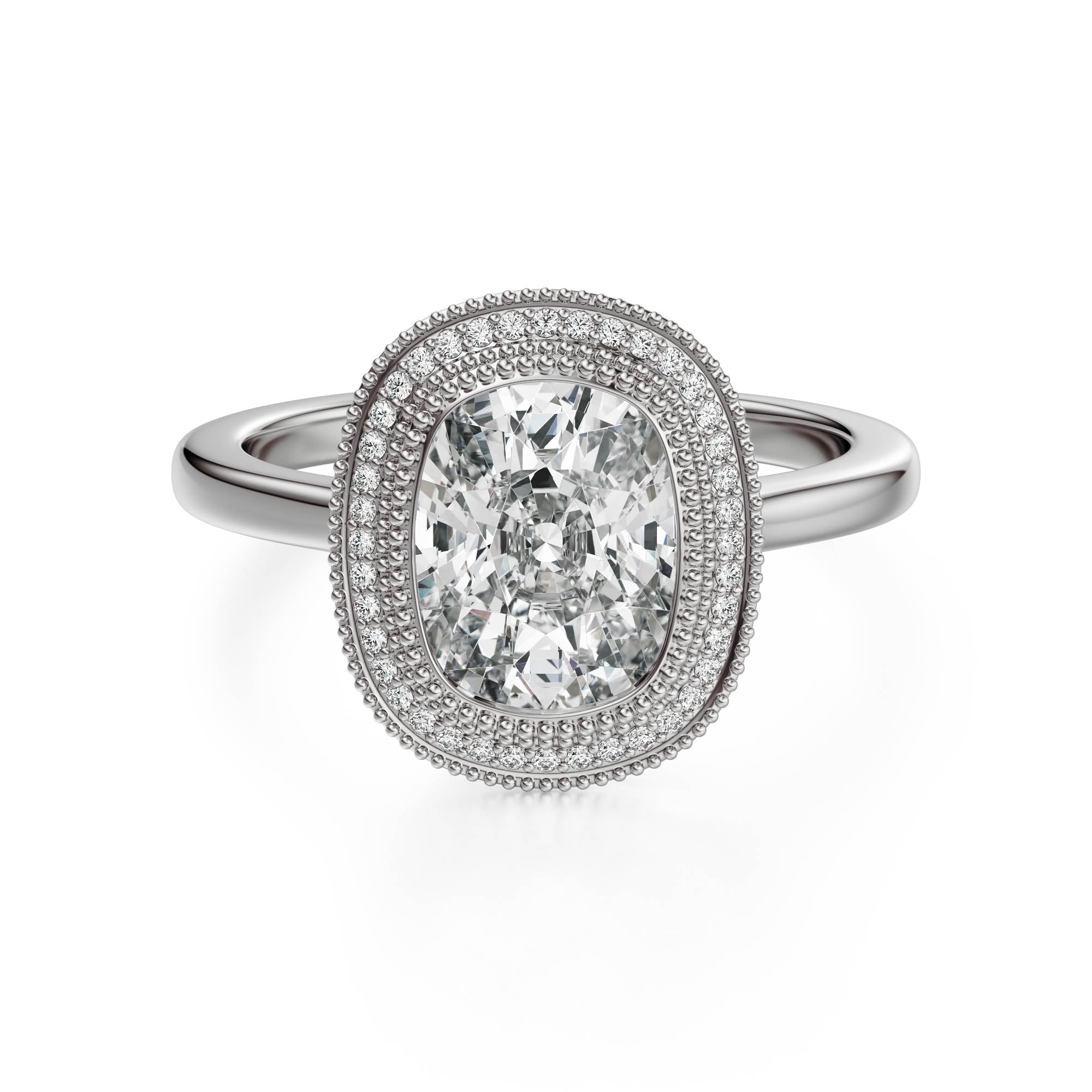 The Satine Ring | Elongated Cushion