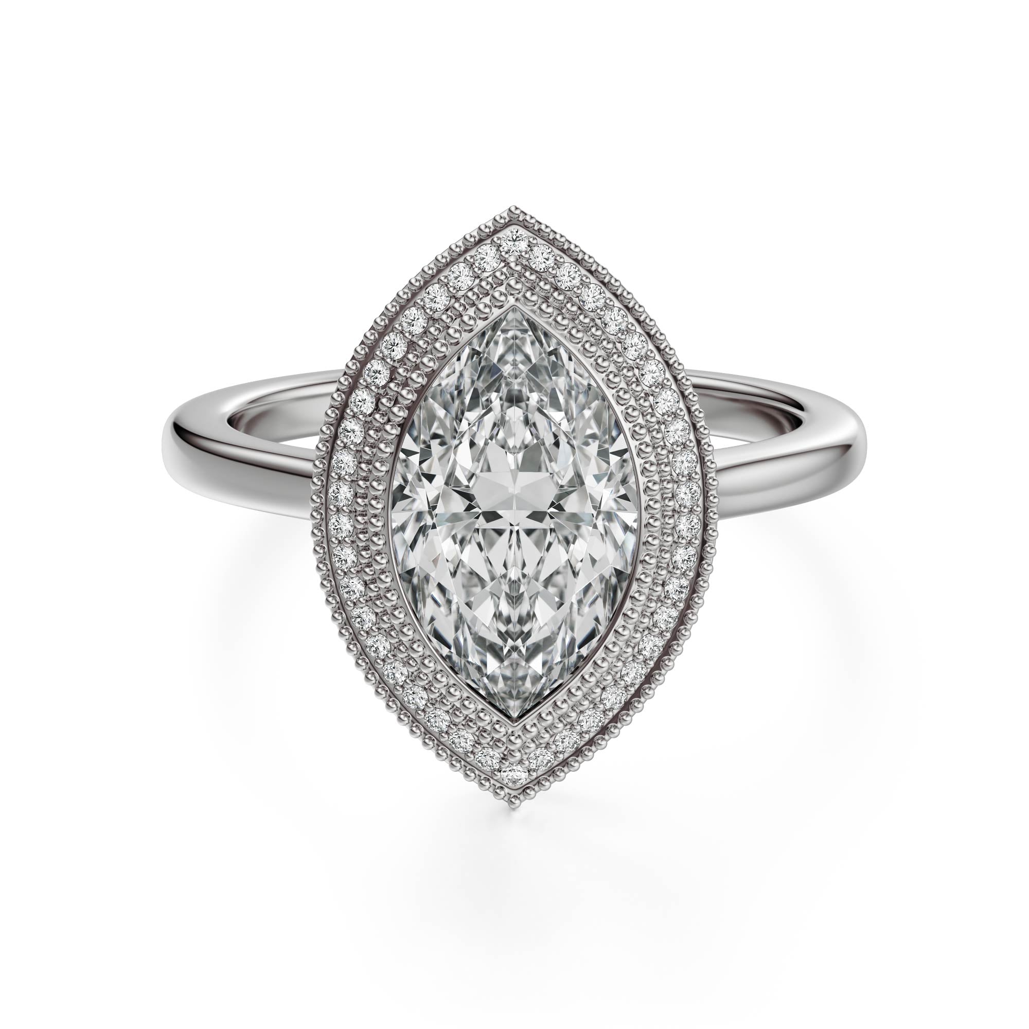 The Satine Ring | Marquise