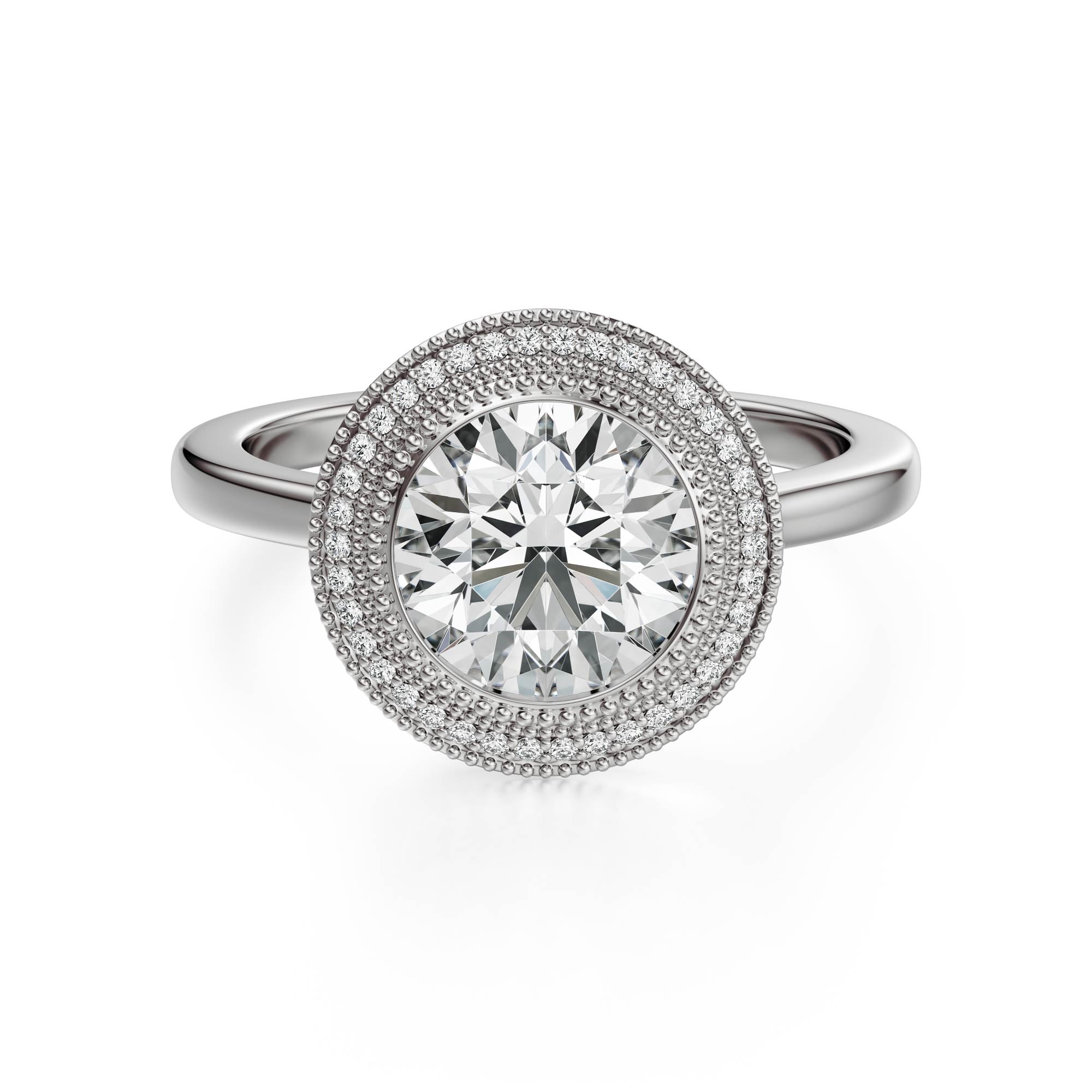 The Satine Ring | Round