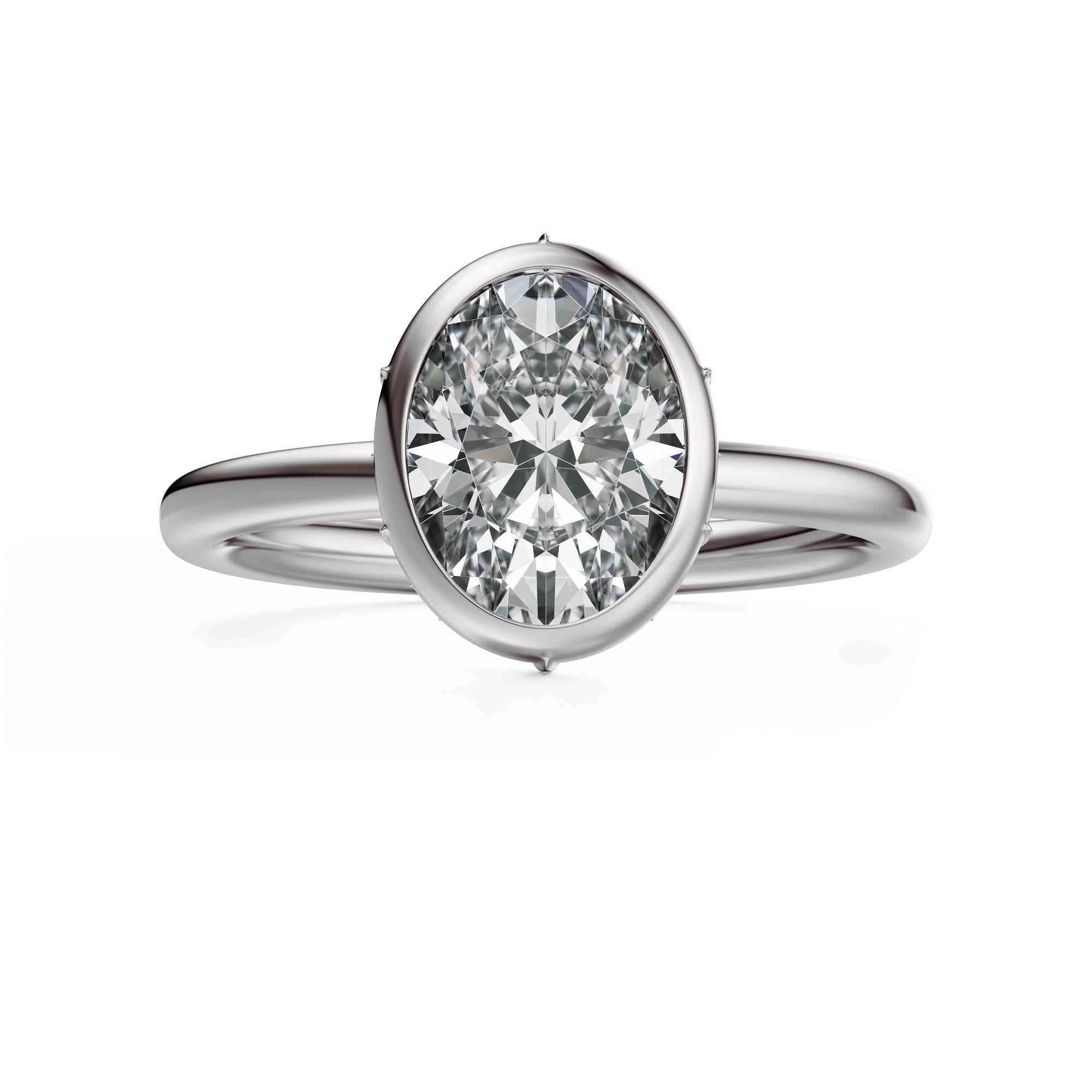 The Bezel Secret Garden Ring | Oval | Setting Only