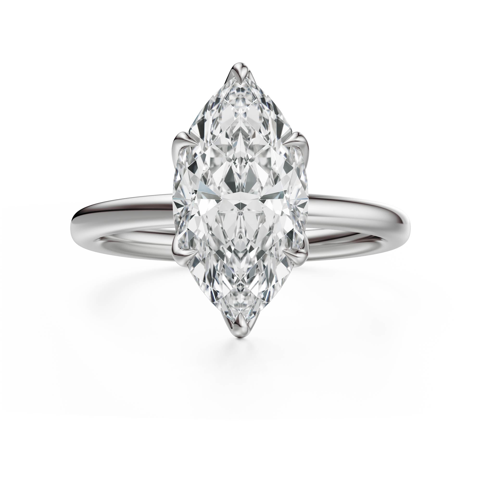 The Secret Garden Ring | Marquise | Setting Only