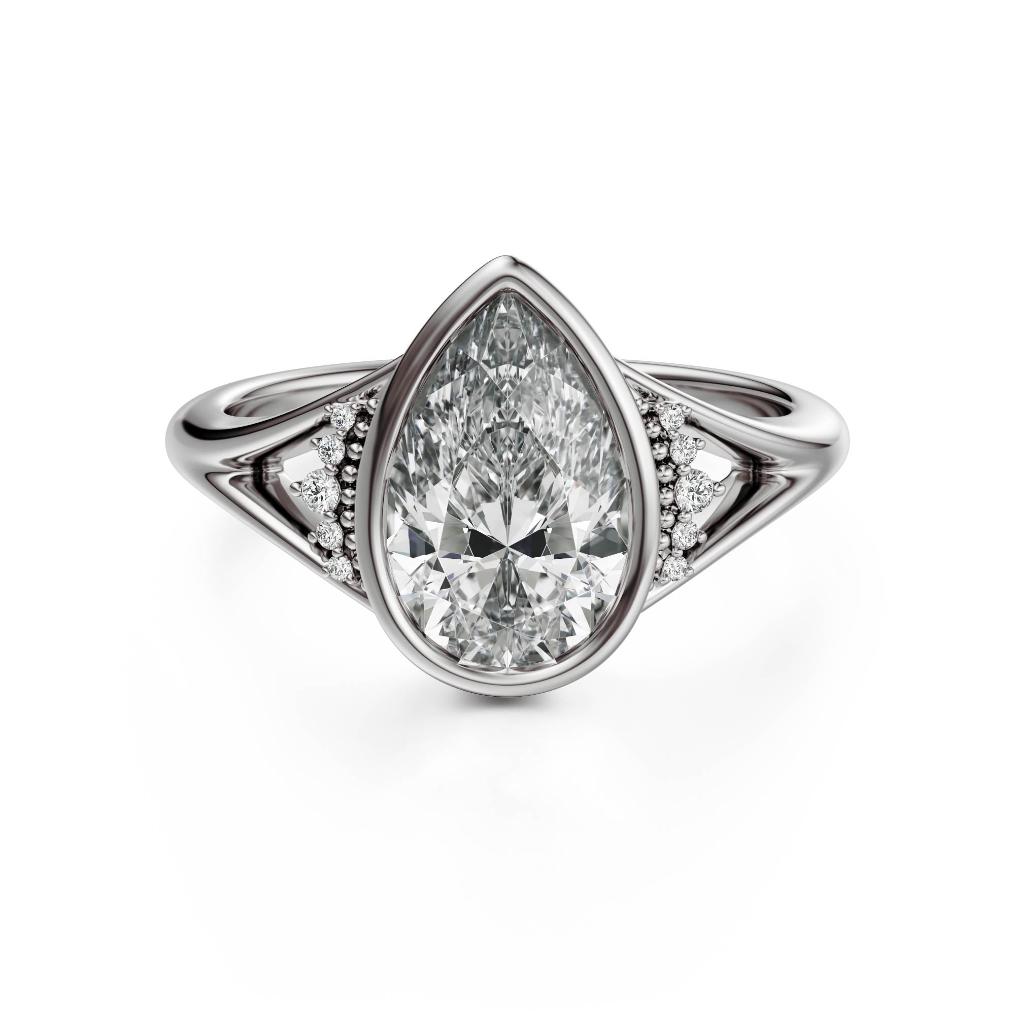 The Bezel Serendipity Ring | Pear