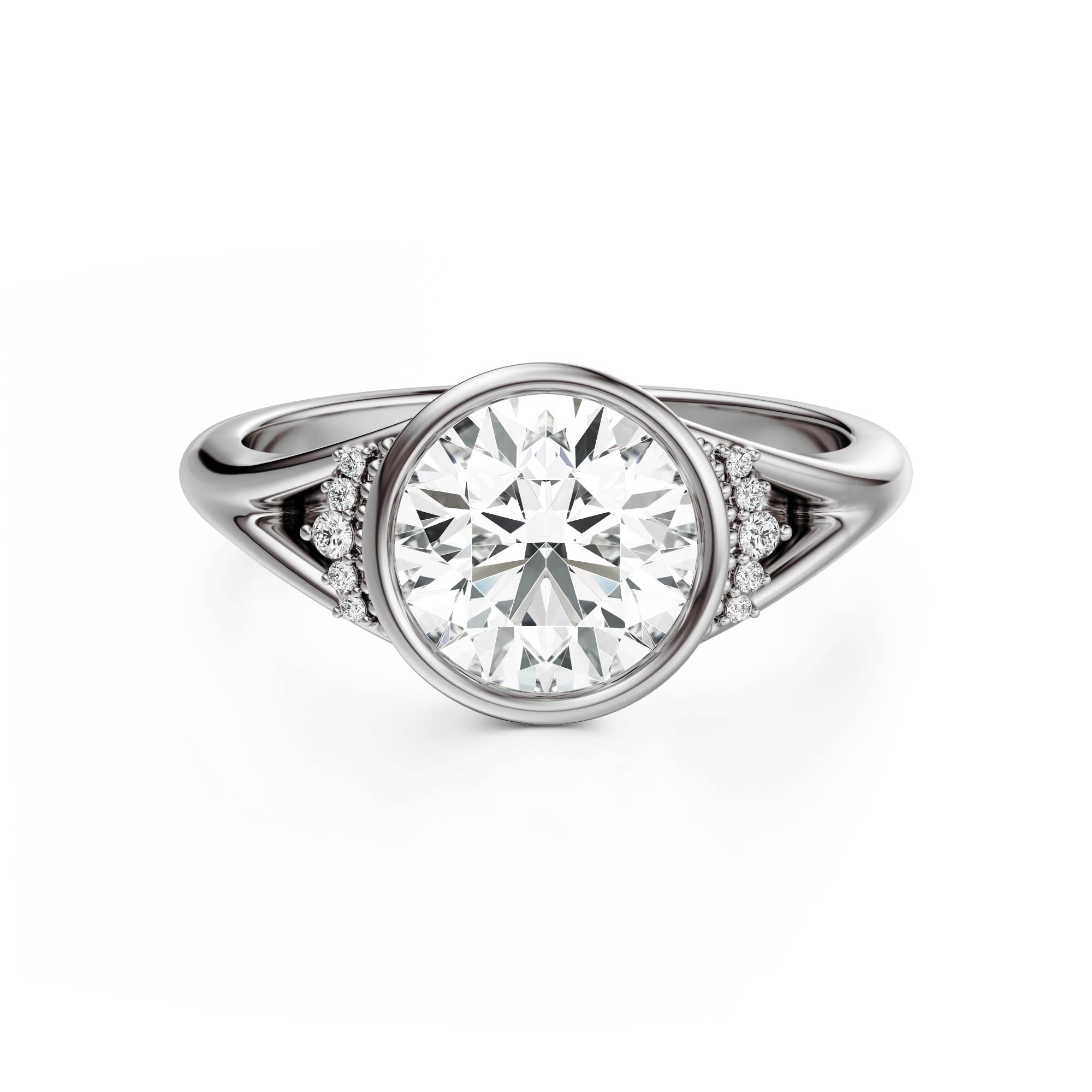 The Bezel Serendipity Ring | Round | Setting Only