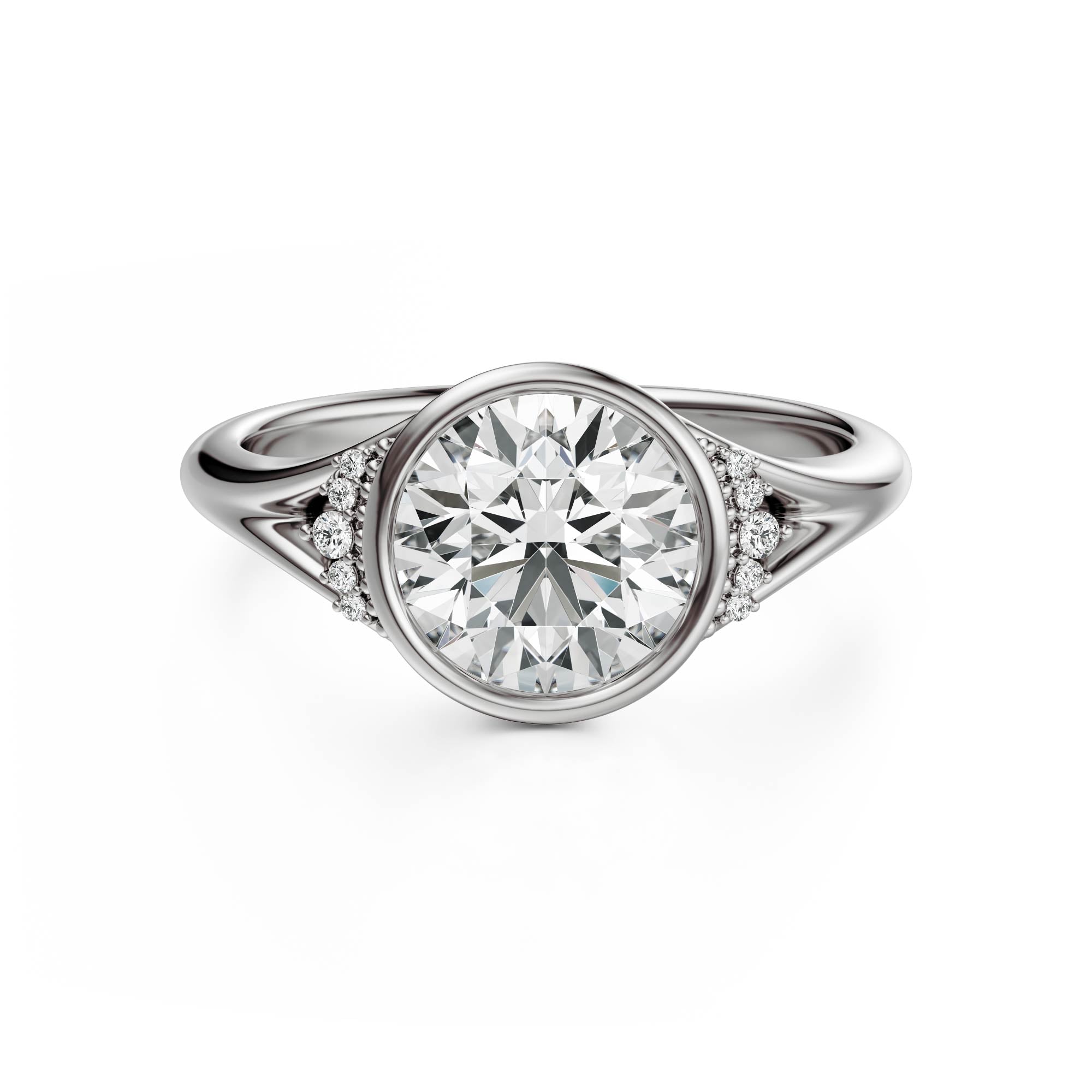 The Bezel Serendipity Ring | Round
