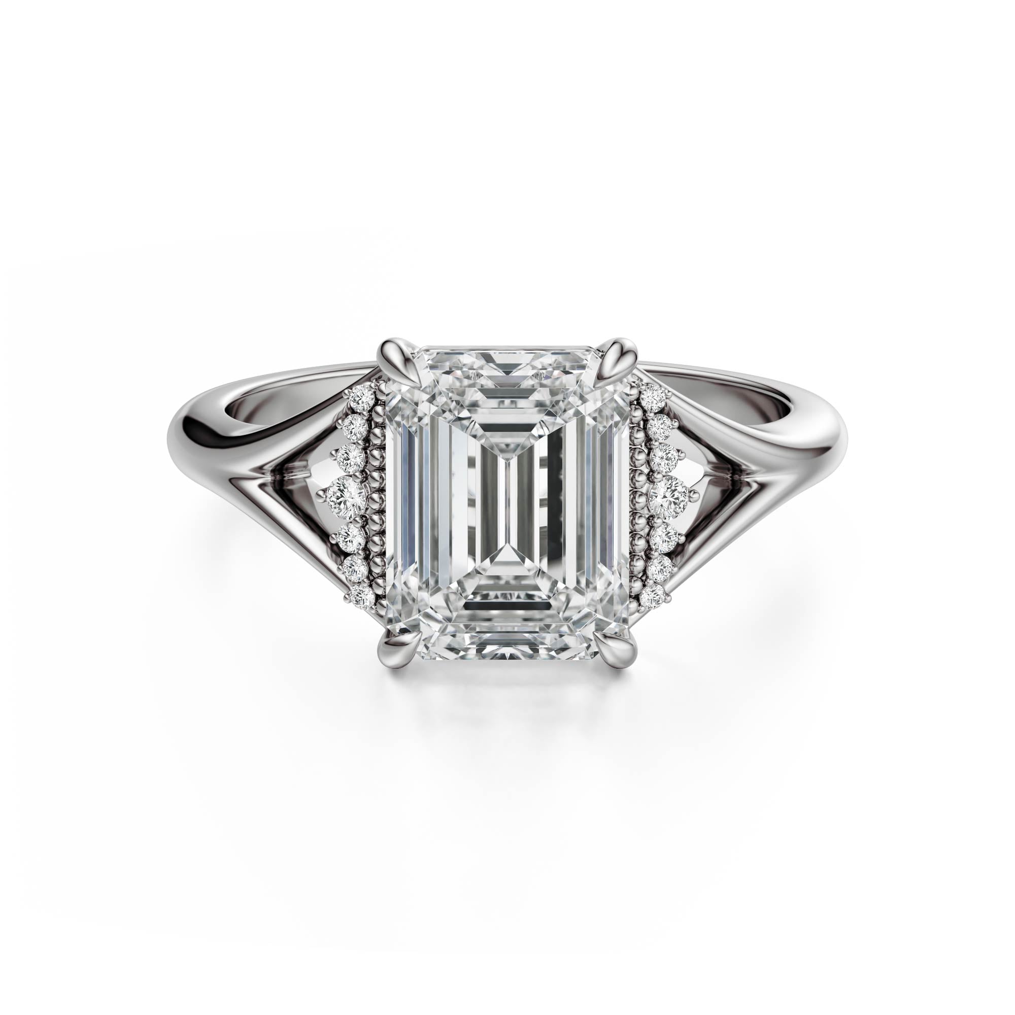 The Serendipity Ring | Emerald Cut