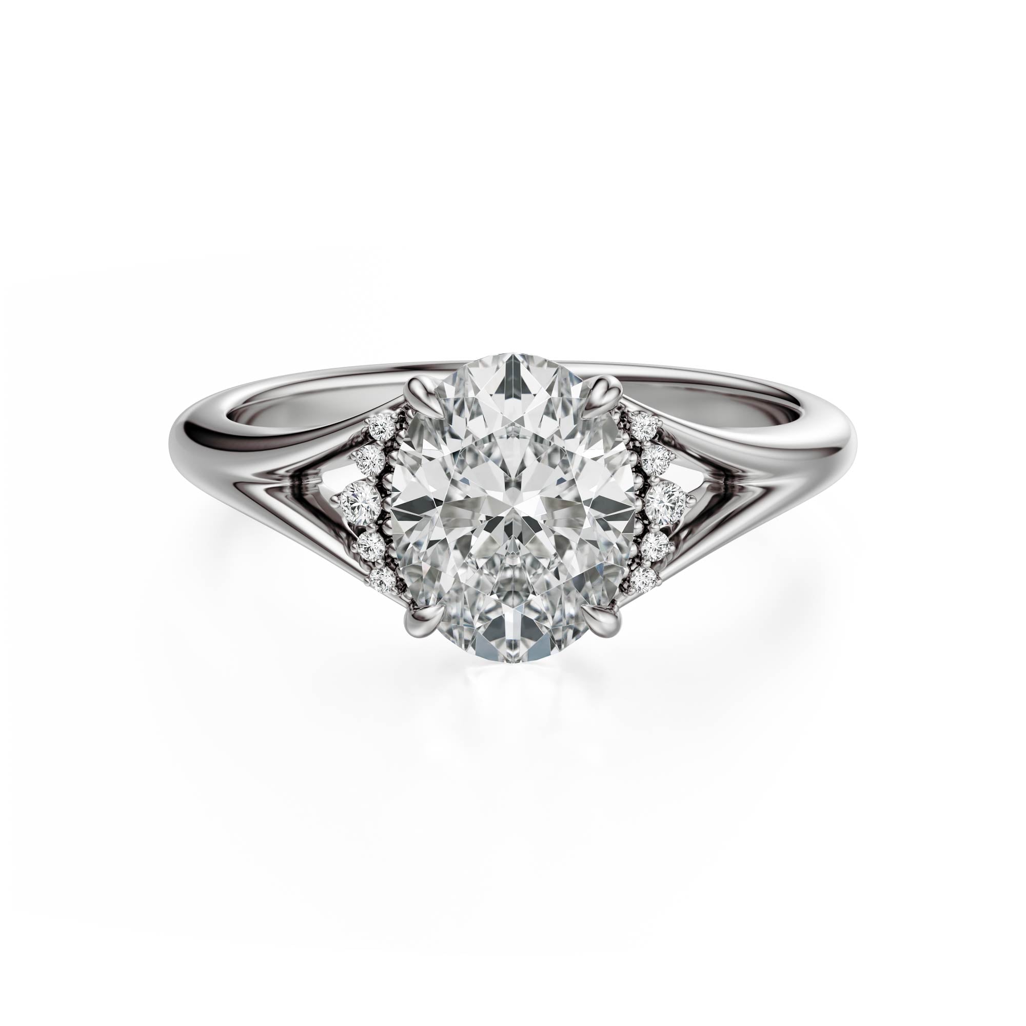 The Serendipity Ring | Oval | Setting Only - Lavender Creek Gems