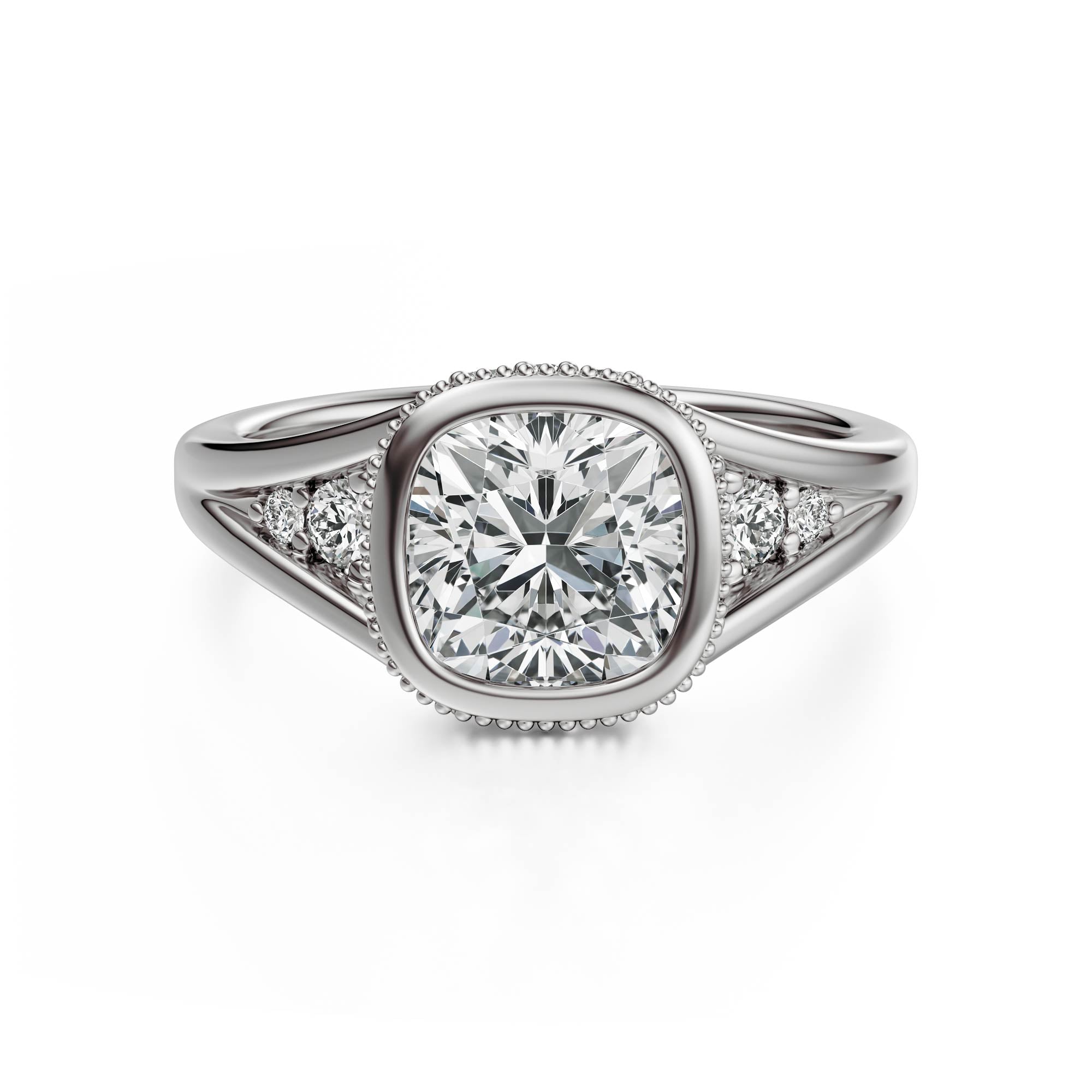 The Sitara Ring | Cushion - Lavender Creek Gems