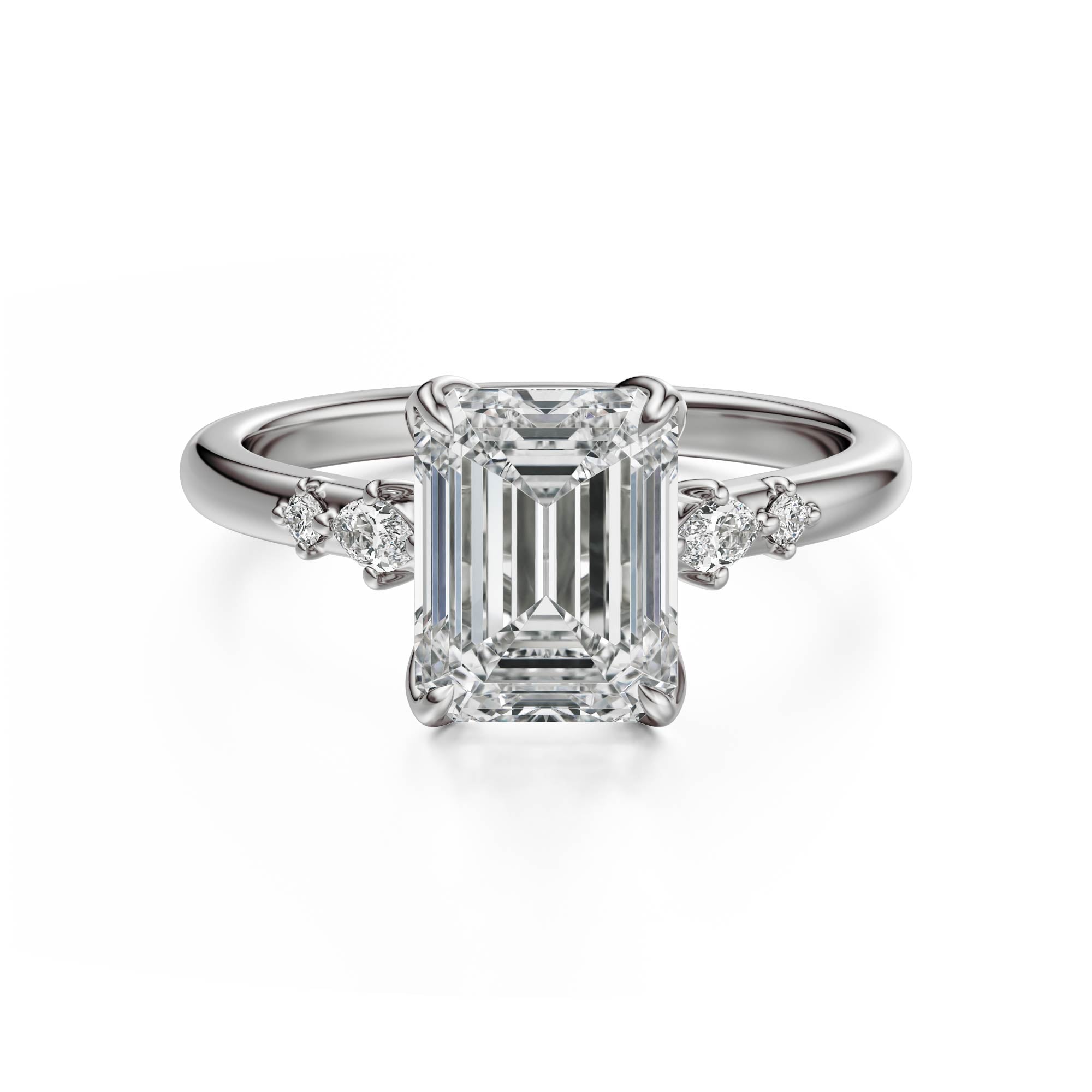 The Skye Ring | Emerald Cut - Lavender Creek Gems