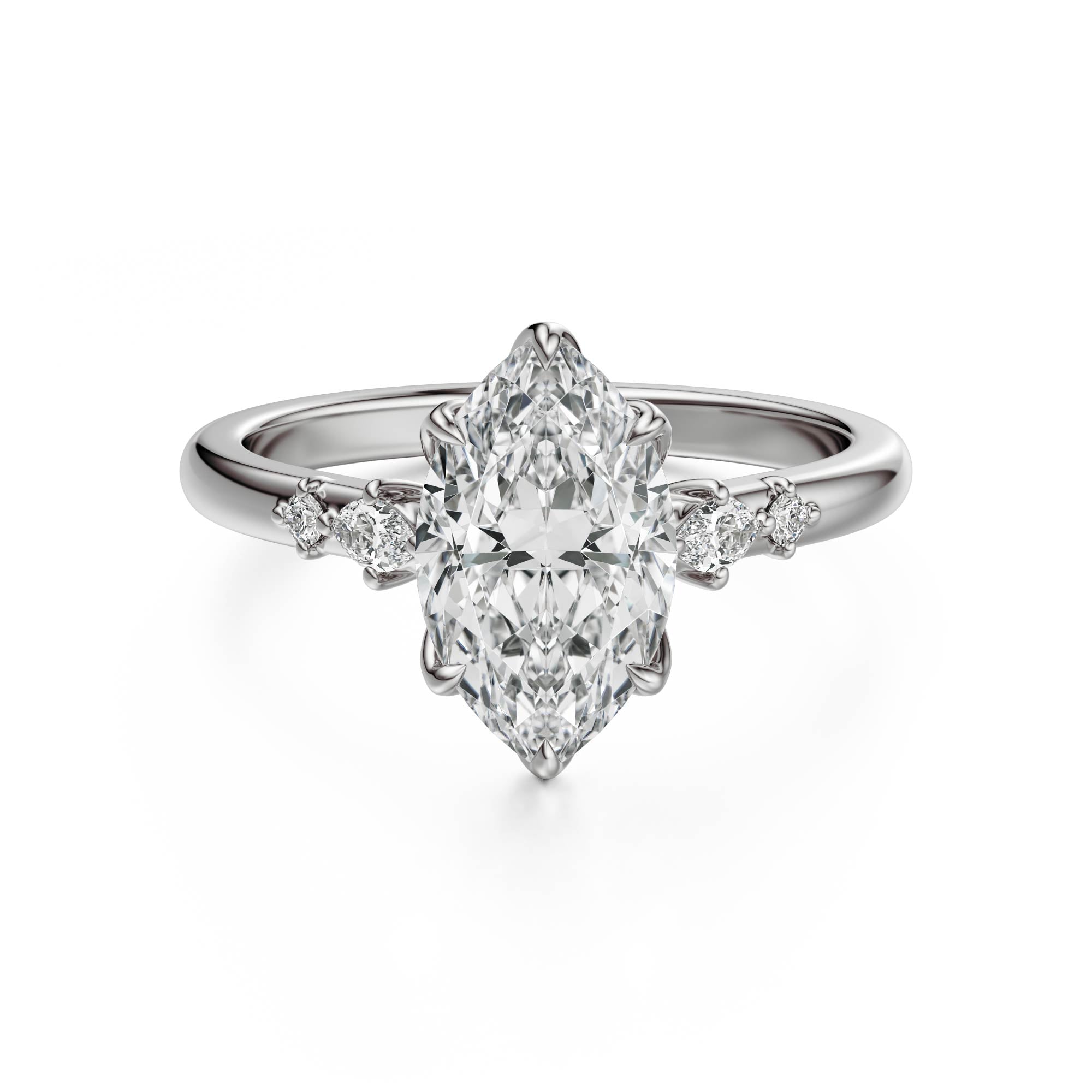 The Skye Ring | Marquise | Setting Only - Lavender Creek Gems