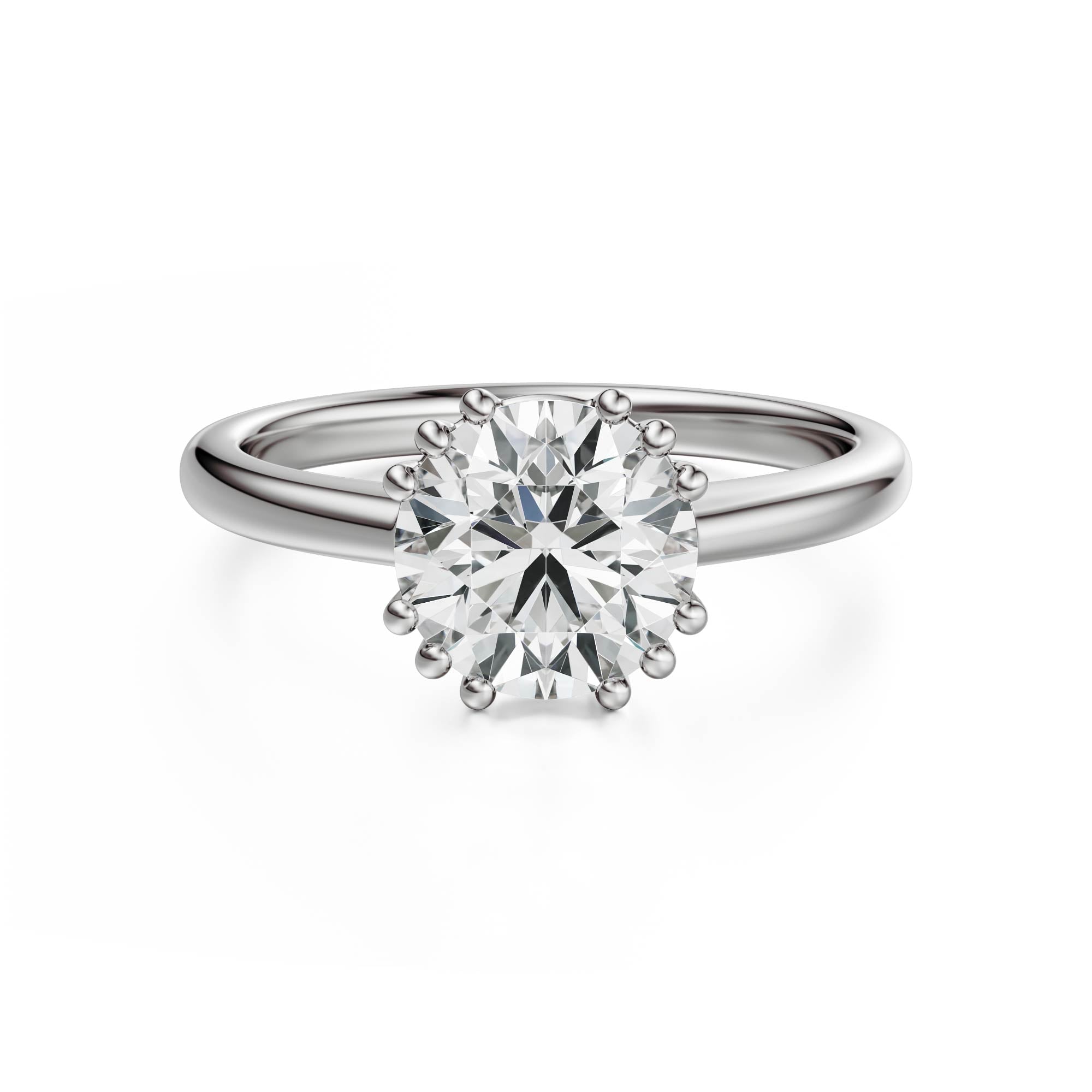 The Thalassa Ring | Round - Lavender Creek Gems