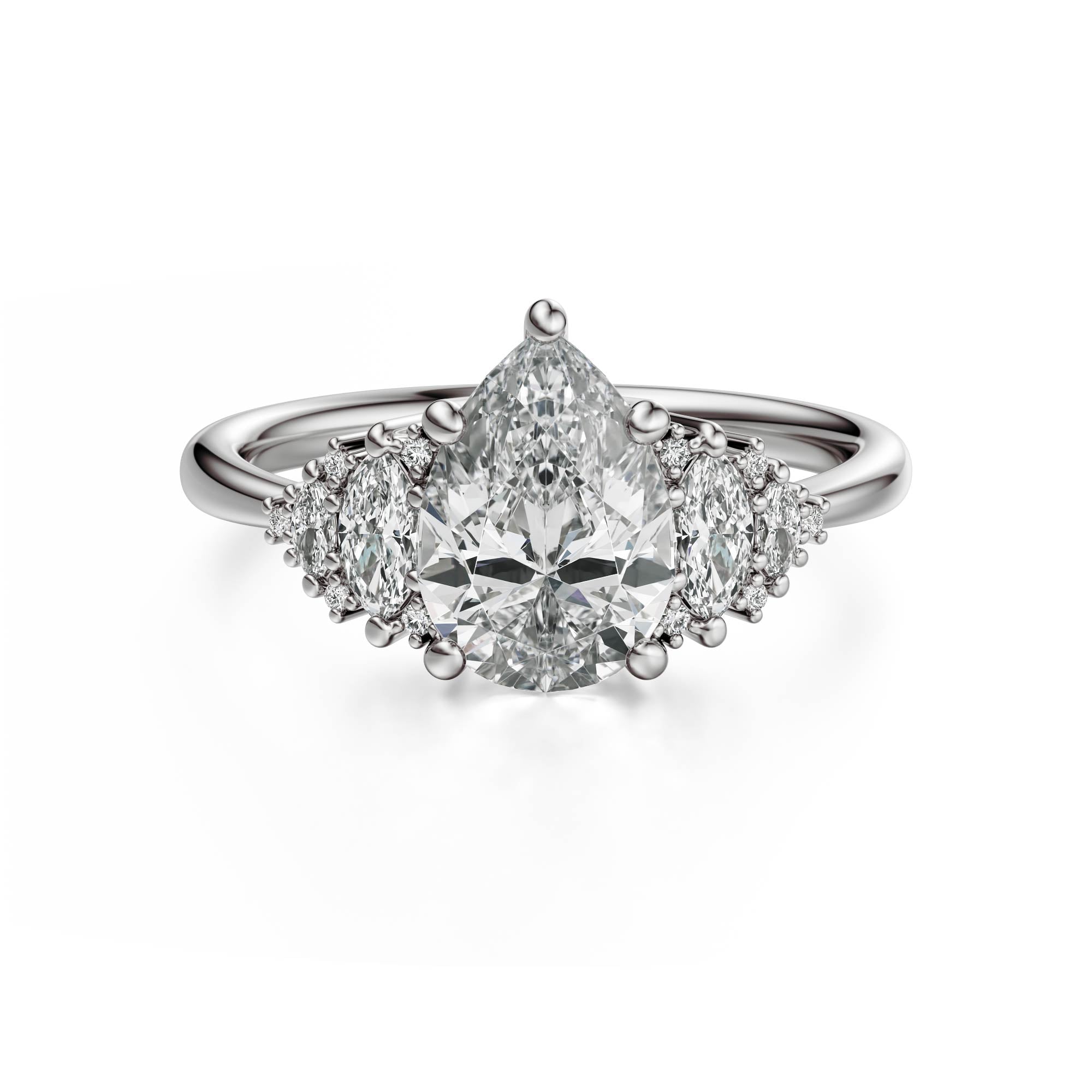 The Vivienne Ring | Pear