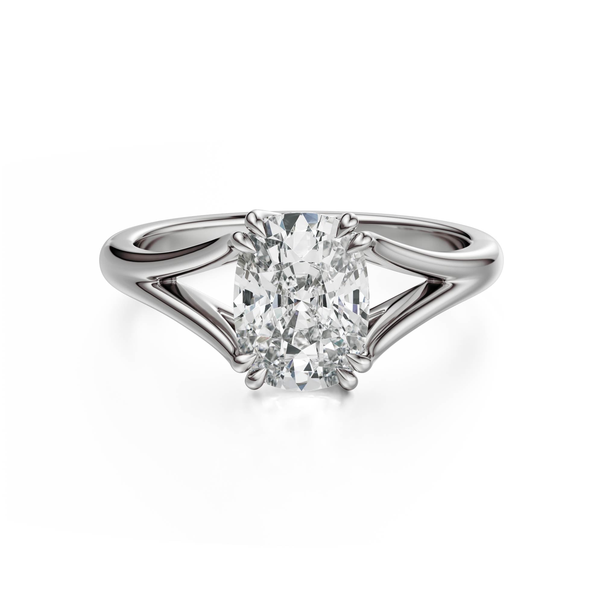 The Weaver Ring | Elongated Cushion | Setting Only - Lavender Creek Gems