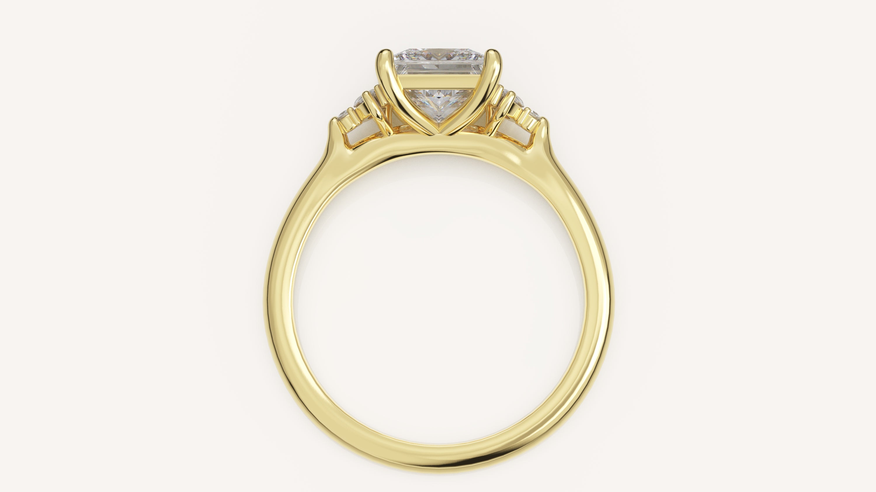 The Maren Ring | Princess | Setting Only - Lavender Creek Gems