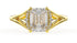 The Serendipity Ring | Emerald Cut | Setting Only - Lavender Creek Gems