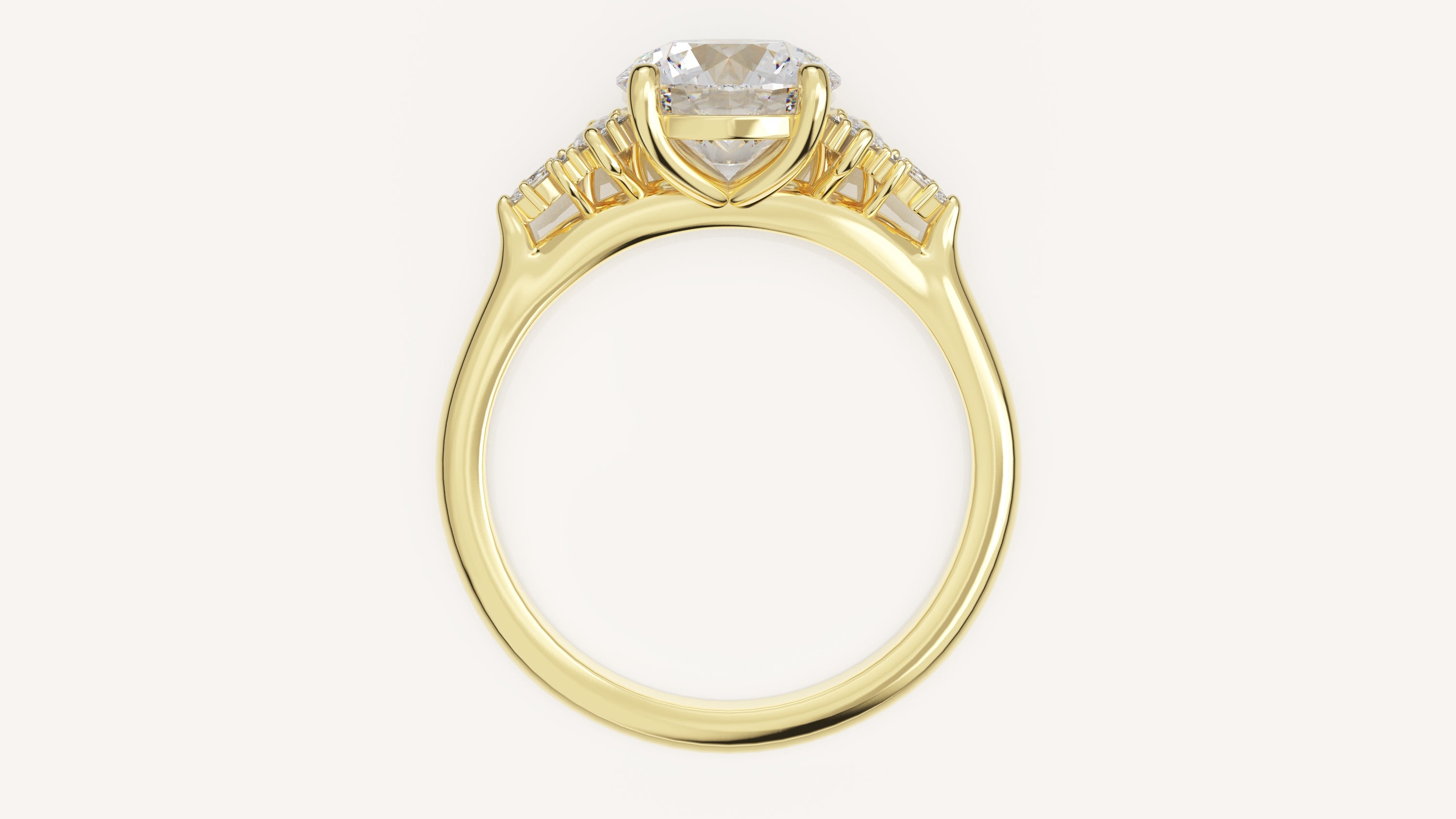 The Maeve Ring | Round | Setting Only - Lavender Creek Gems