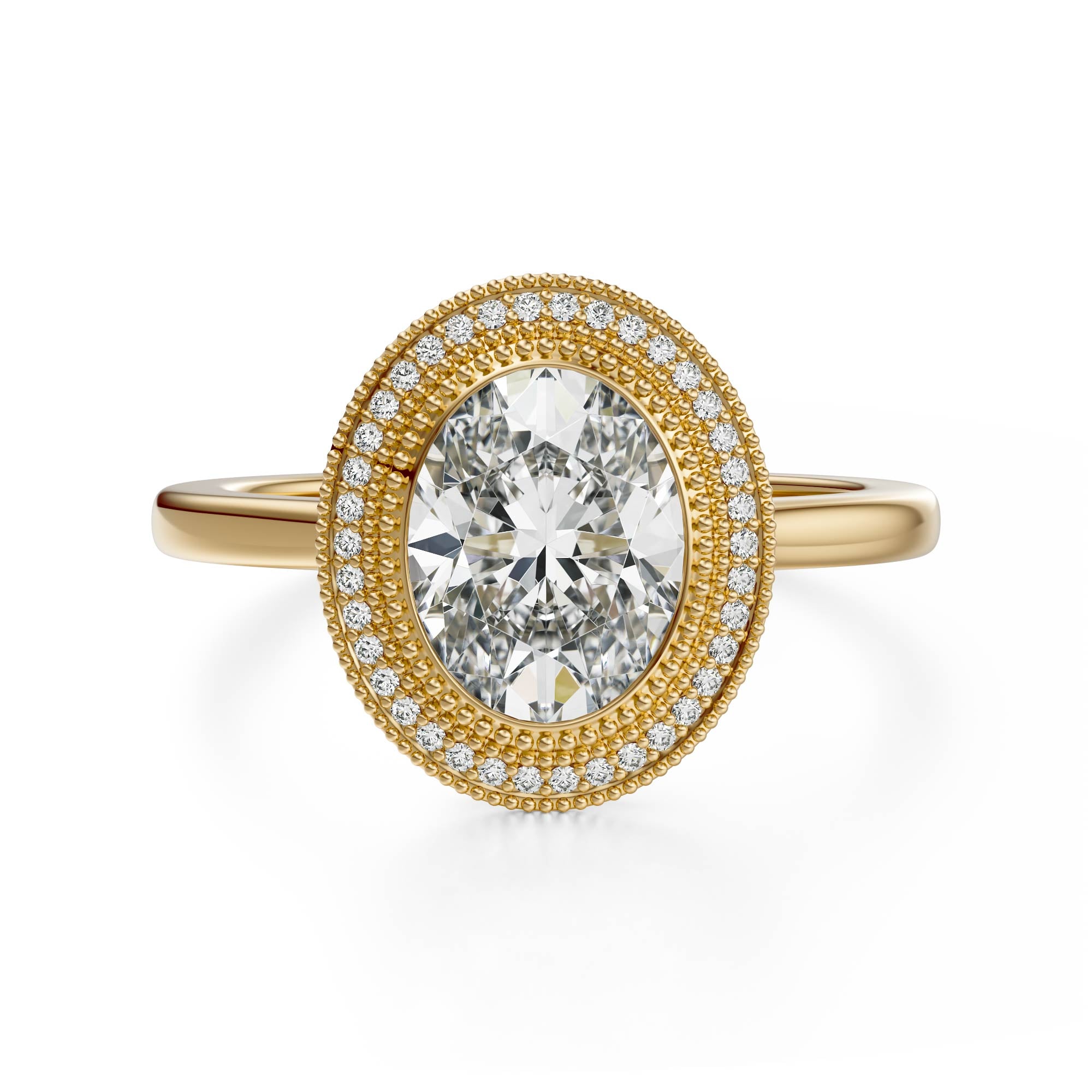 The Satine Ring | Oval | Setting Only