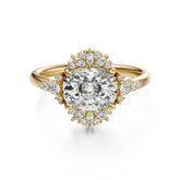 The Comtesse Ring | Elongated Cushion | Setting Only - Lavender Creek Gems