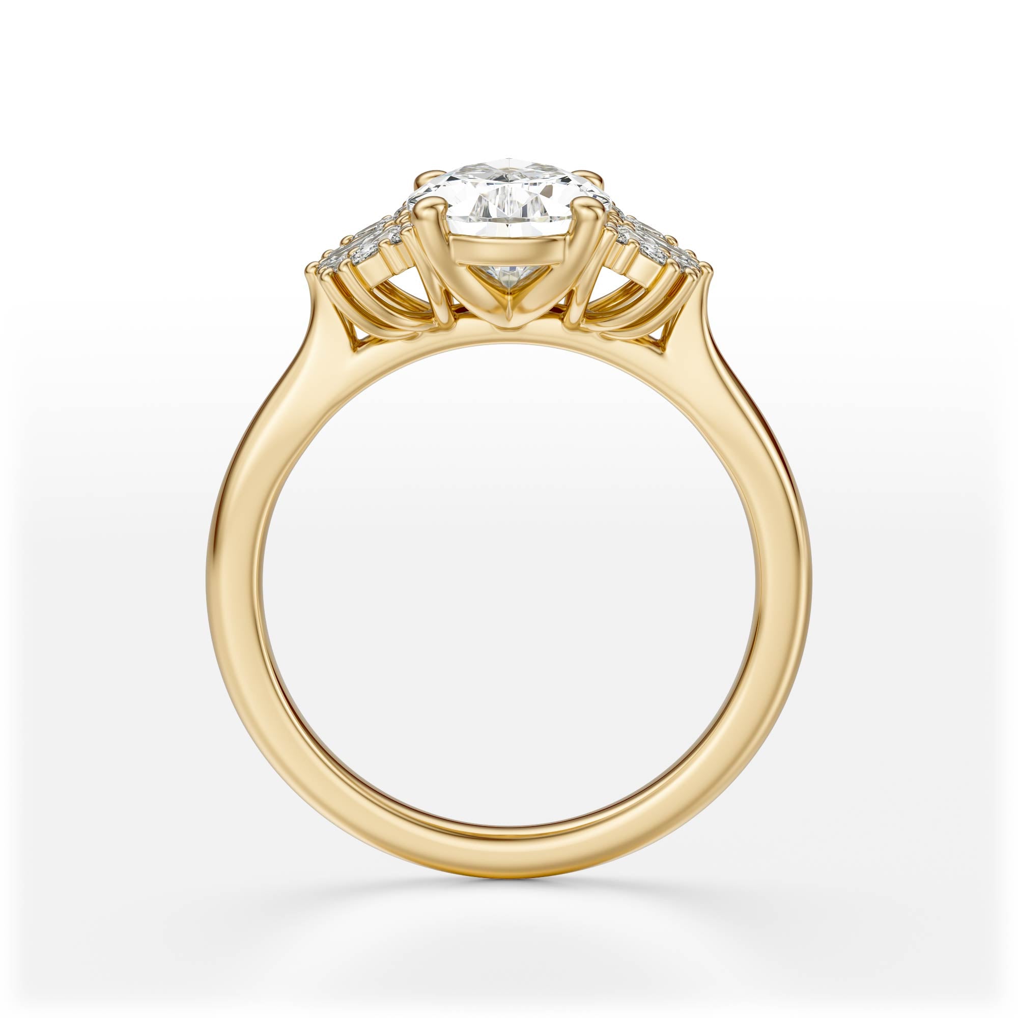 The Ambrosia Ring | Pear - Lavender Creek Gems