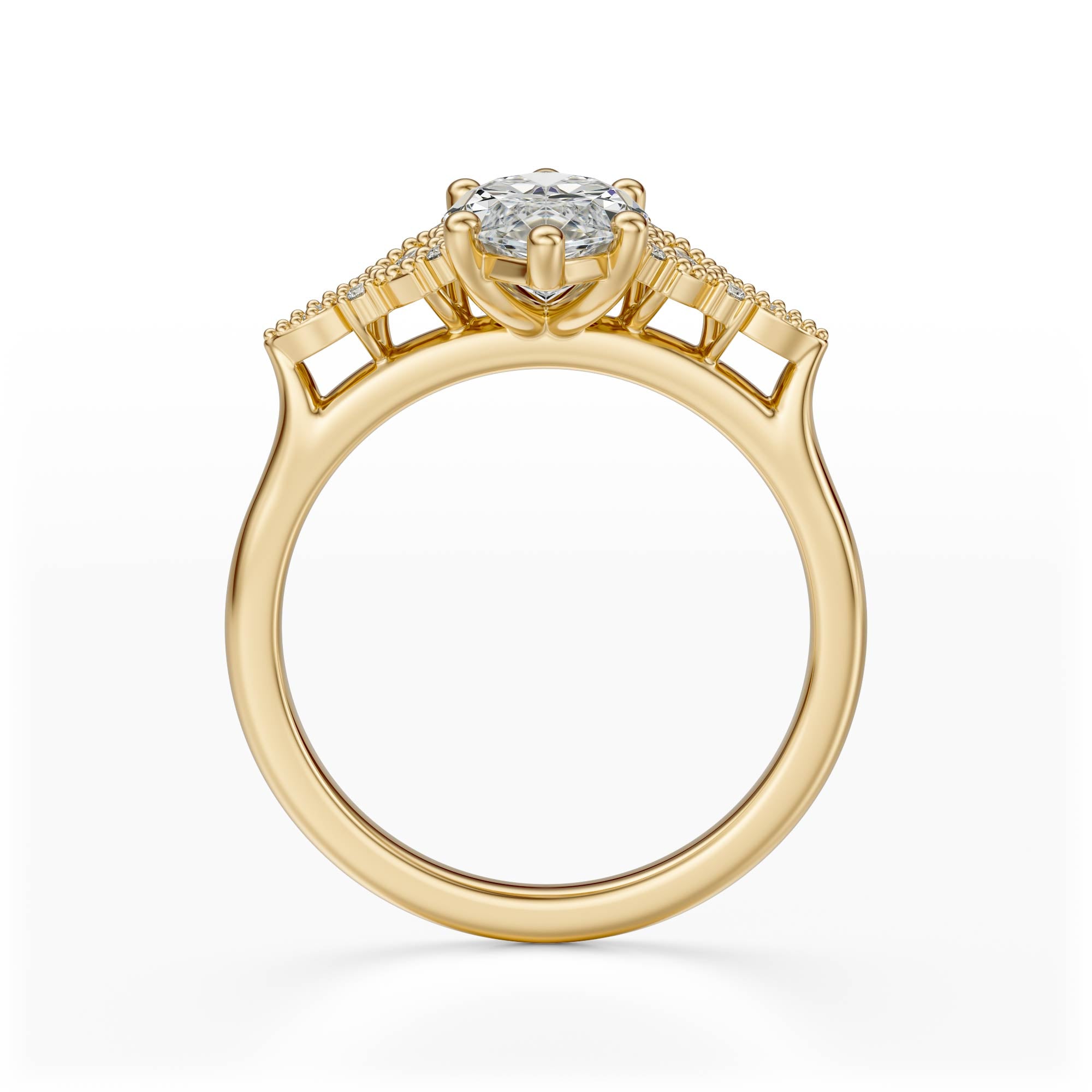The Art Deco Maeve Ring | Marquise - Lavender Creek Gems