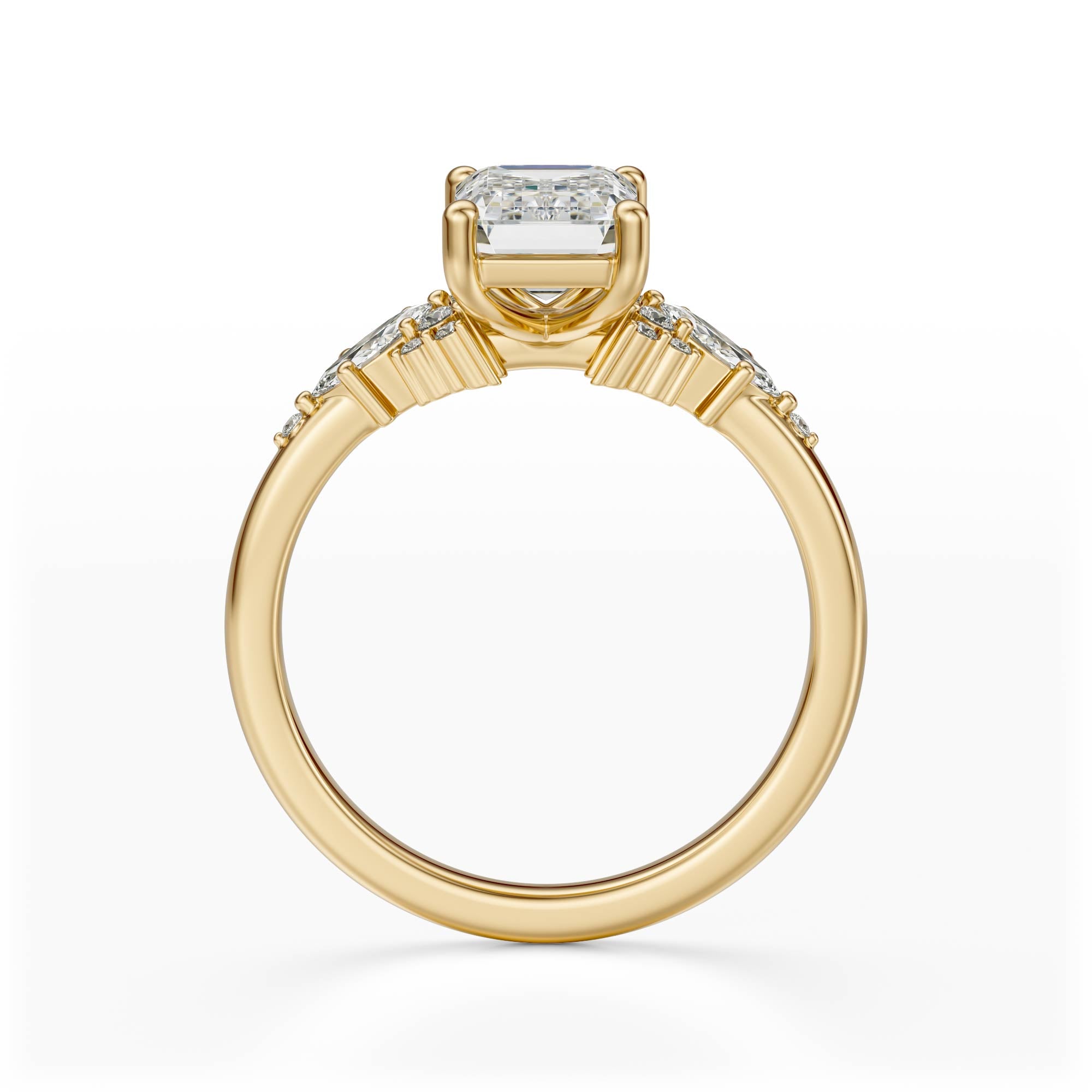 The Ascendant Ring | Emerald Cut - Lavender Creek Gems
