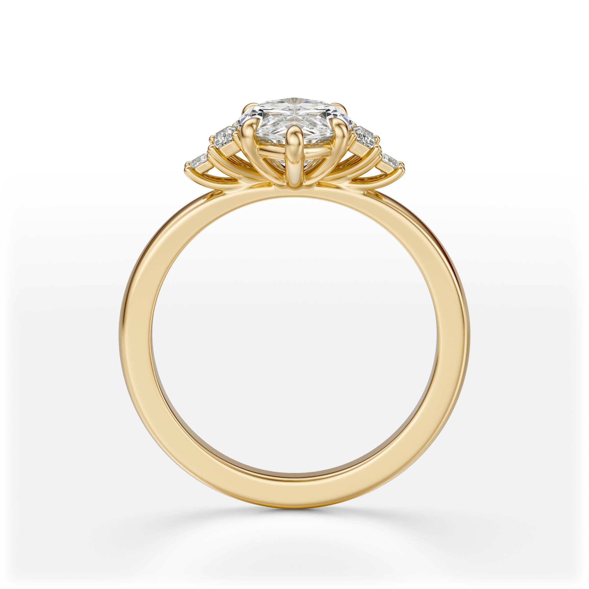 The Elevated Mira Ring | Marquise | Setting Only