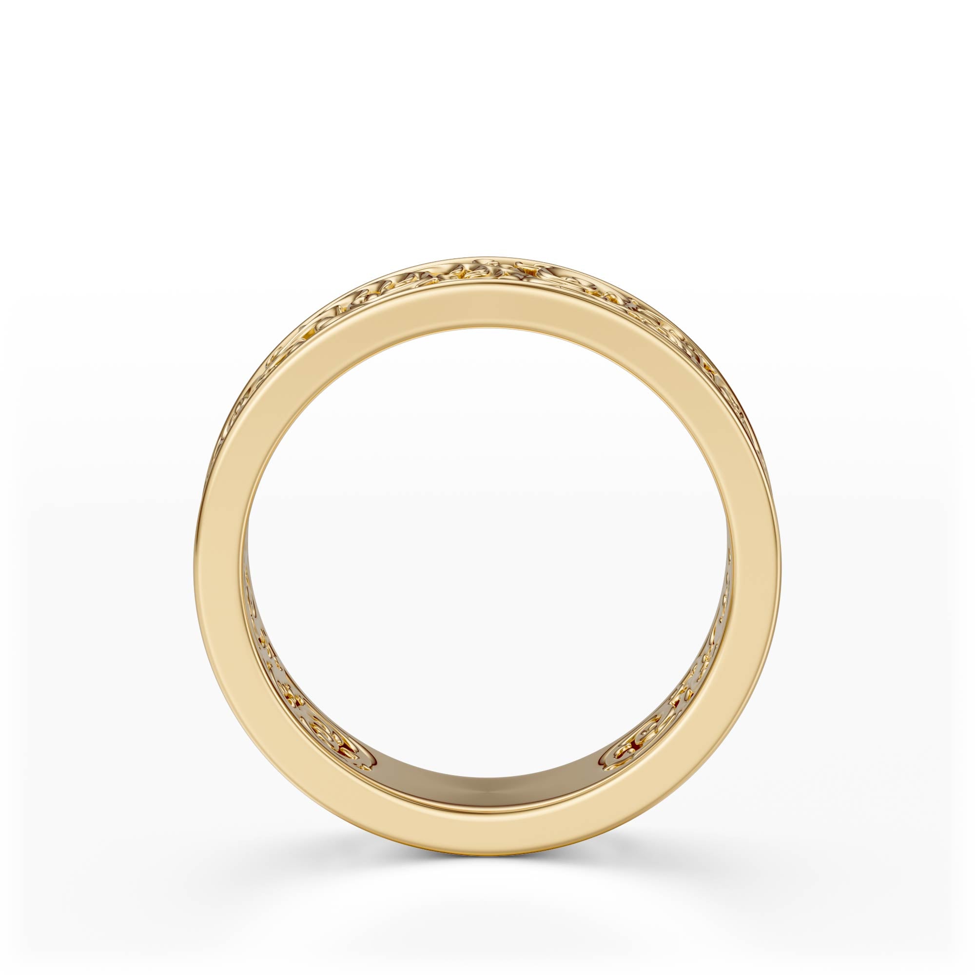 The Gilded Scroll Band - Lavender Creek Gems