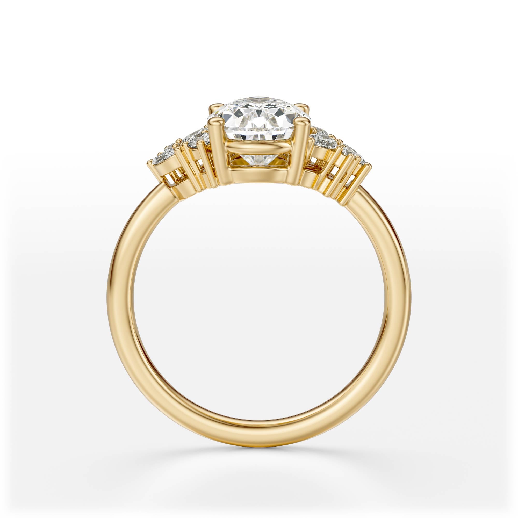 The Laurel Ring | Pear - Lavender Creek Gems