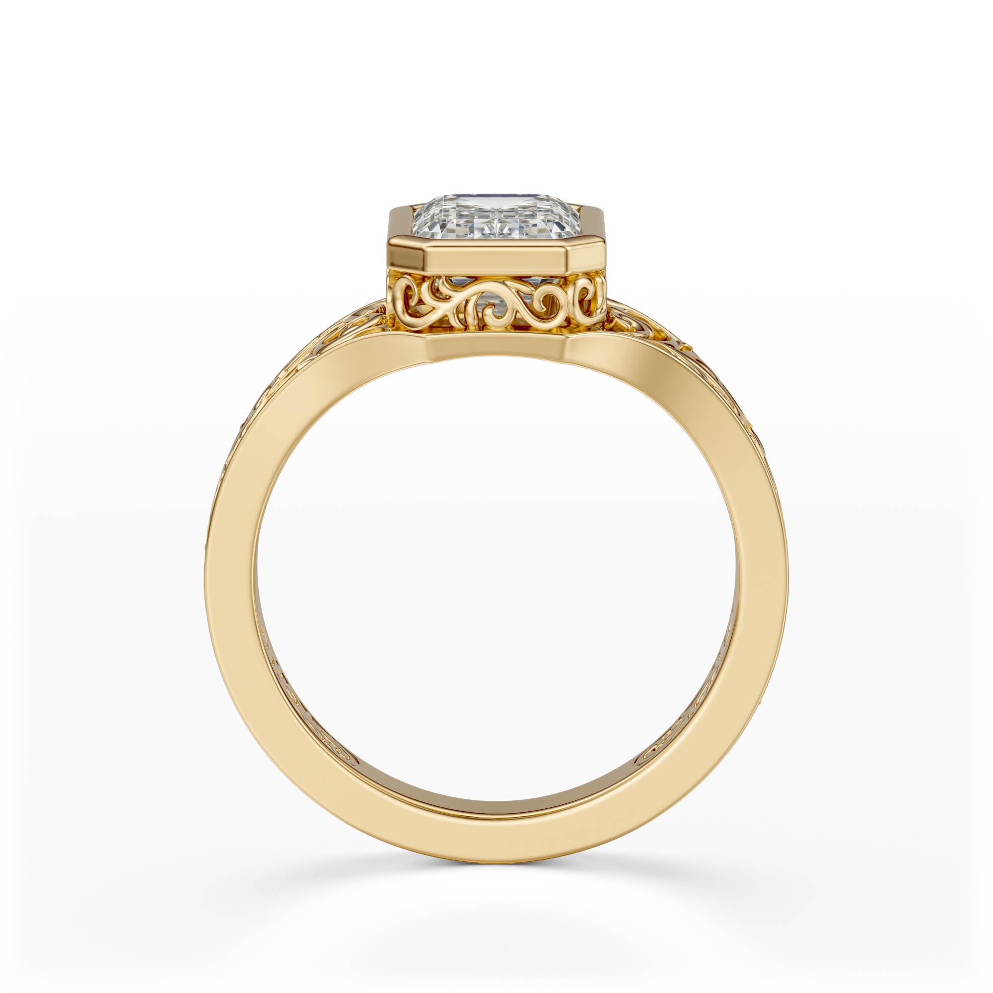 The Endearment Ring | Emerald Cut - Lavender Creek Gems