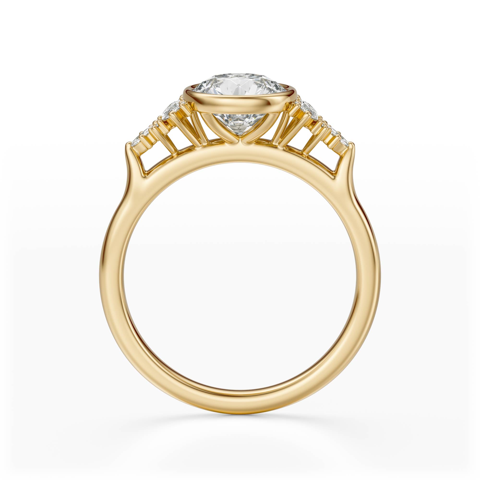 The Bezel Maeve Ring | Round