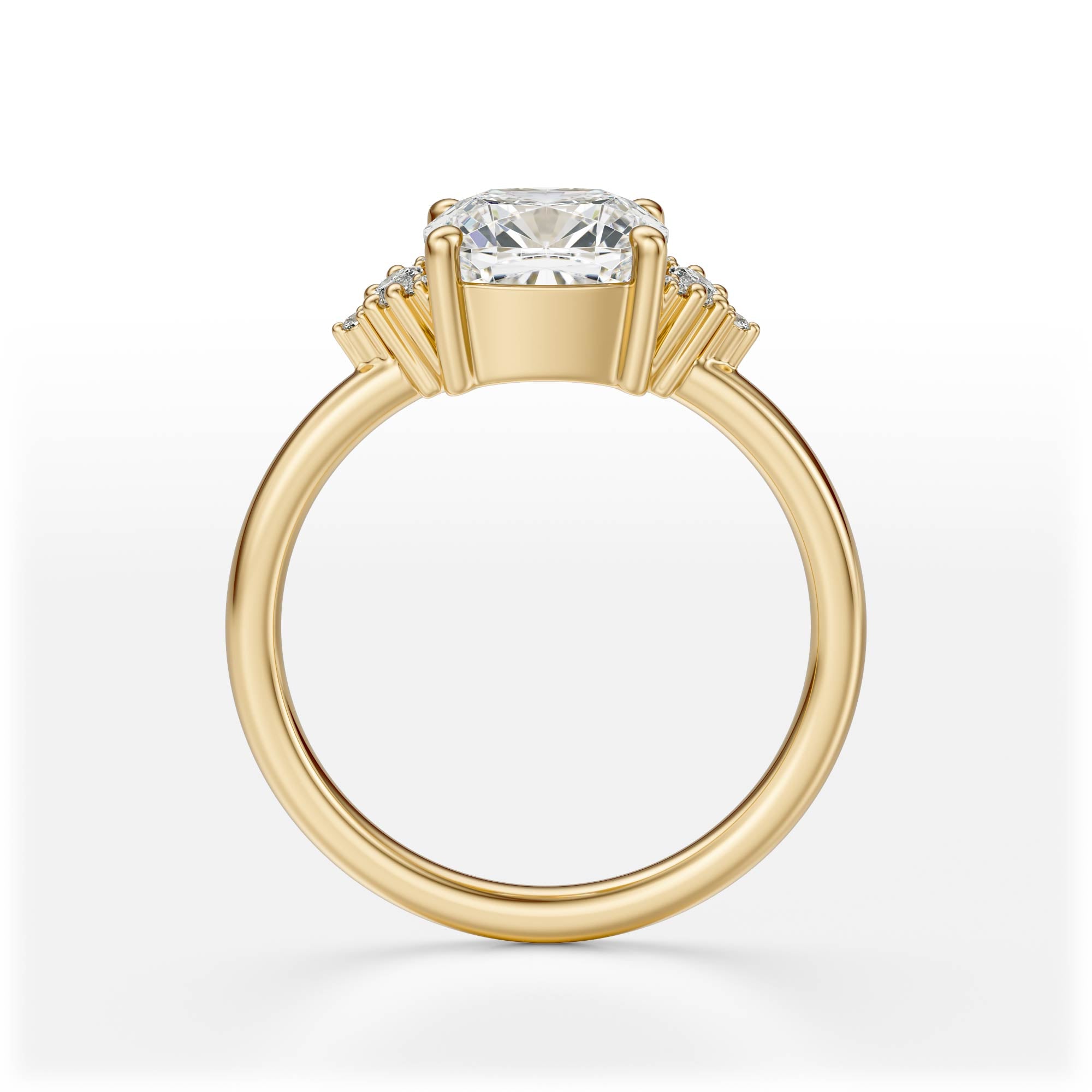 The Low Maren Ring | Cushion | Setting Only