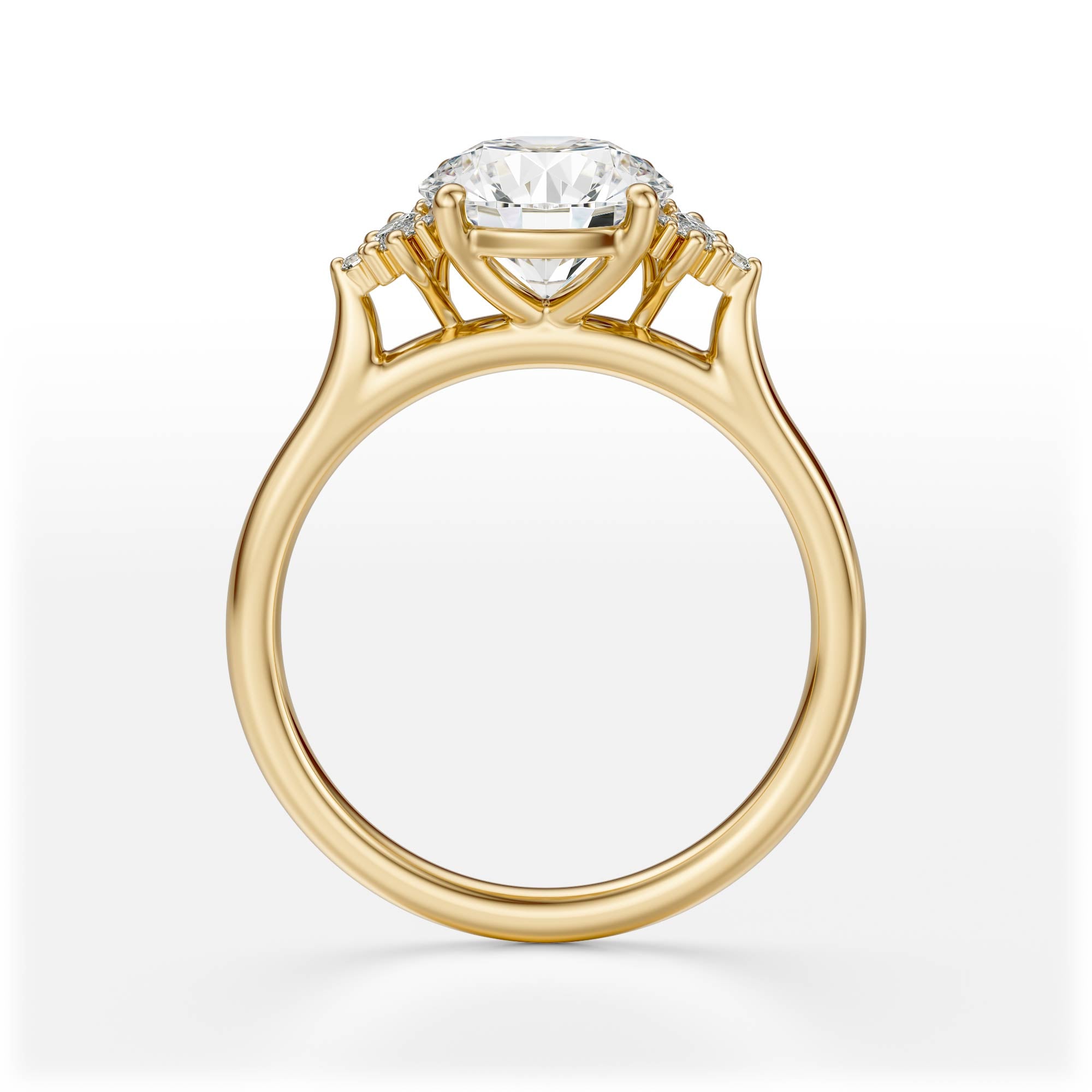 The Maren Ring | Round | Setting Only