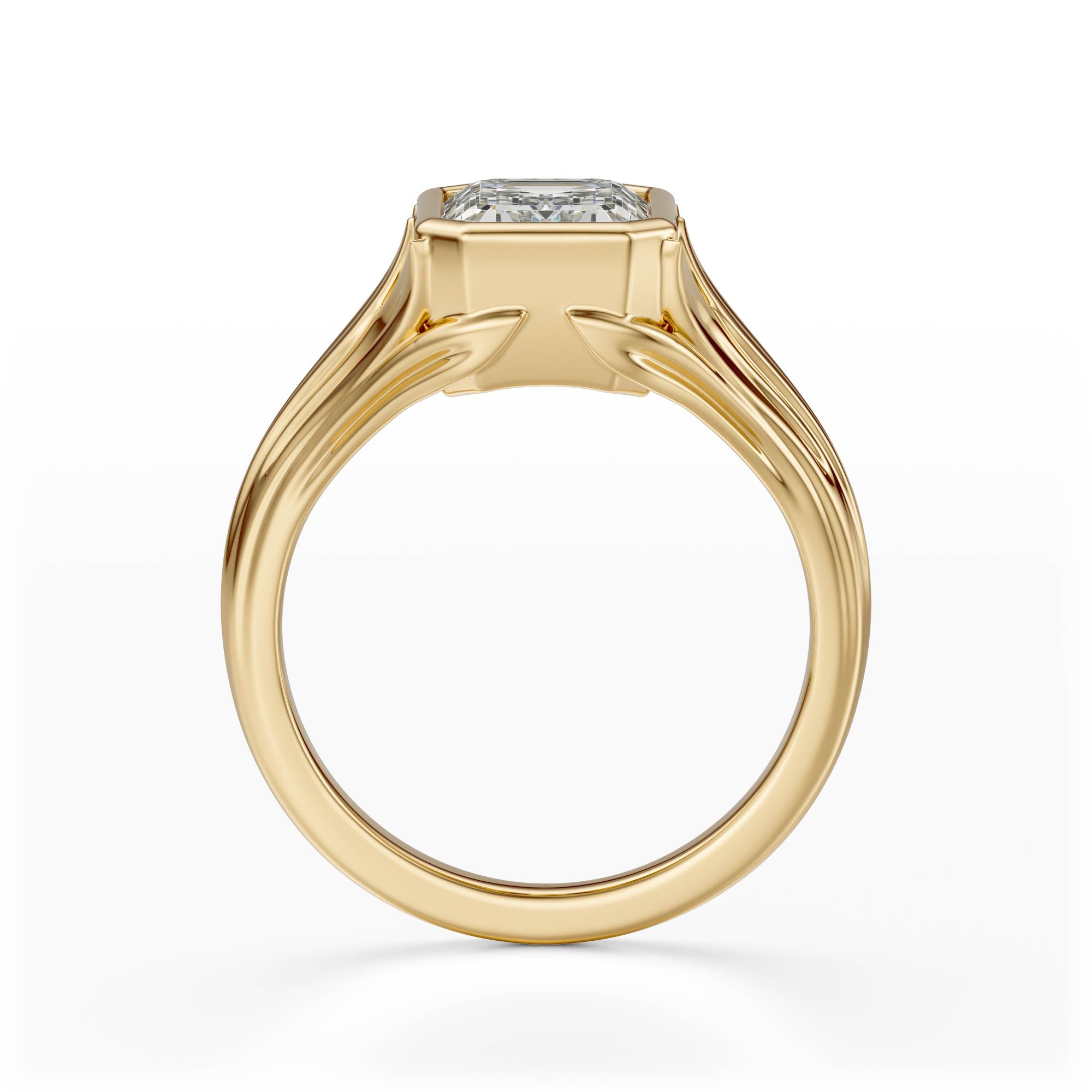 The Nightbloom Ring | Emerald Cut - Lavender Creek Gems