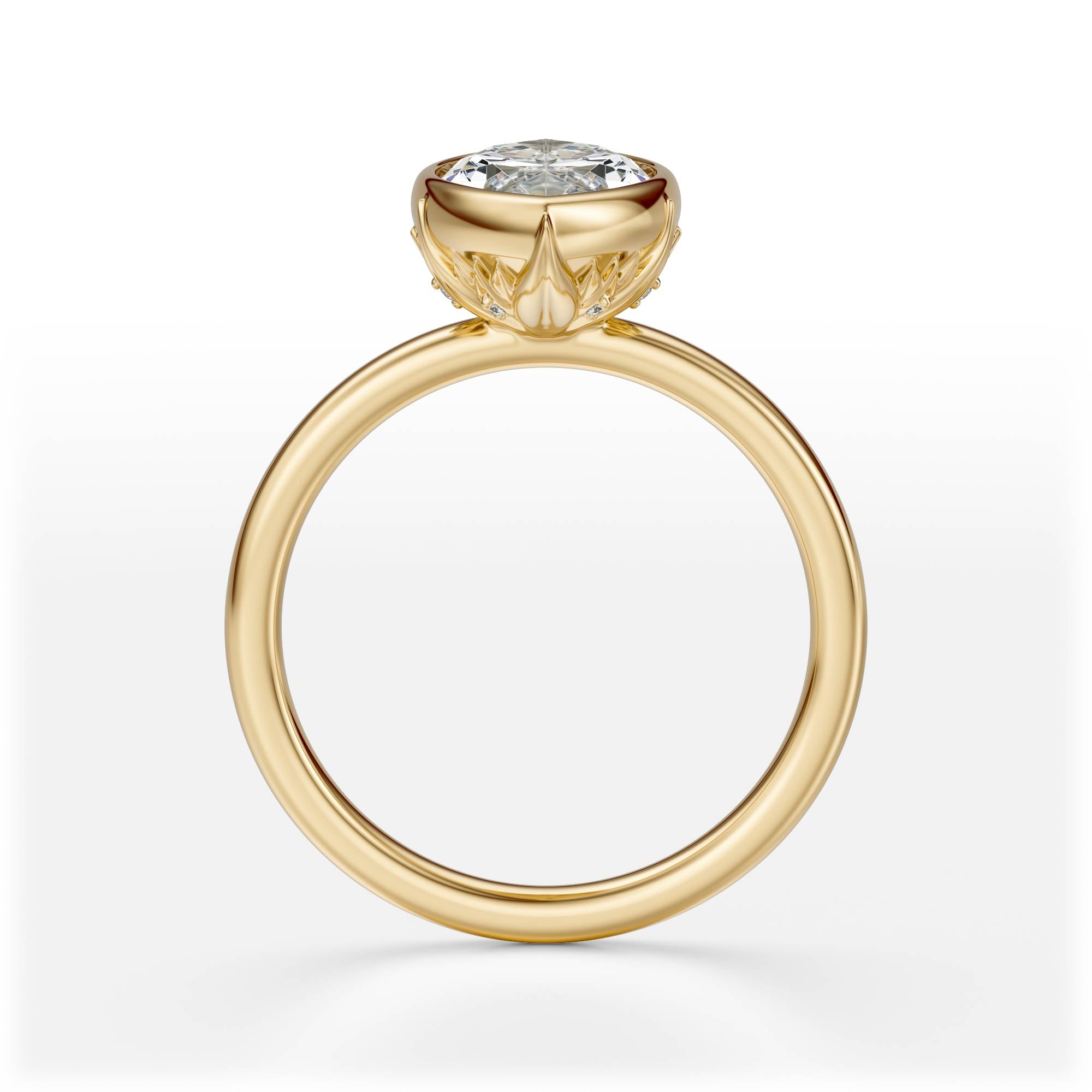 The Bezel Secret Garden Ring | Marquise | Setting Only