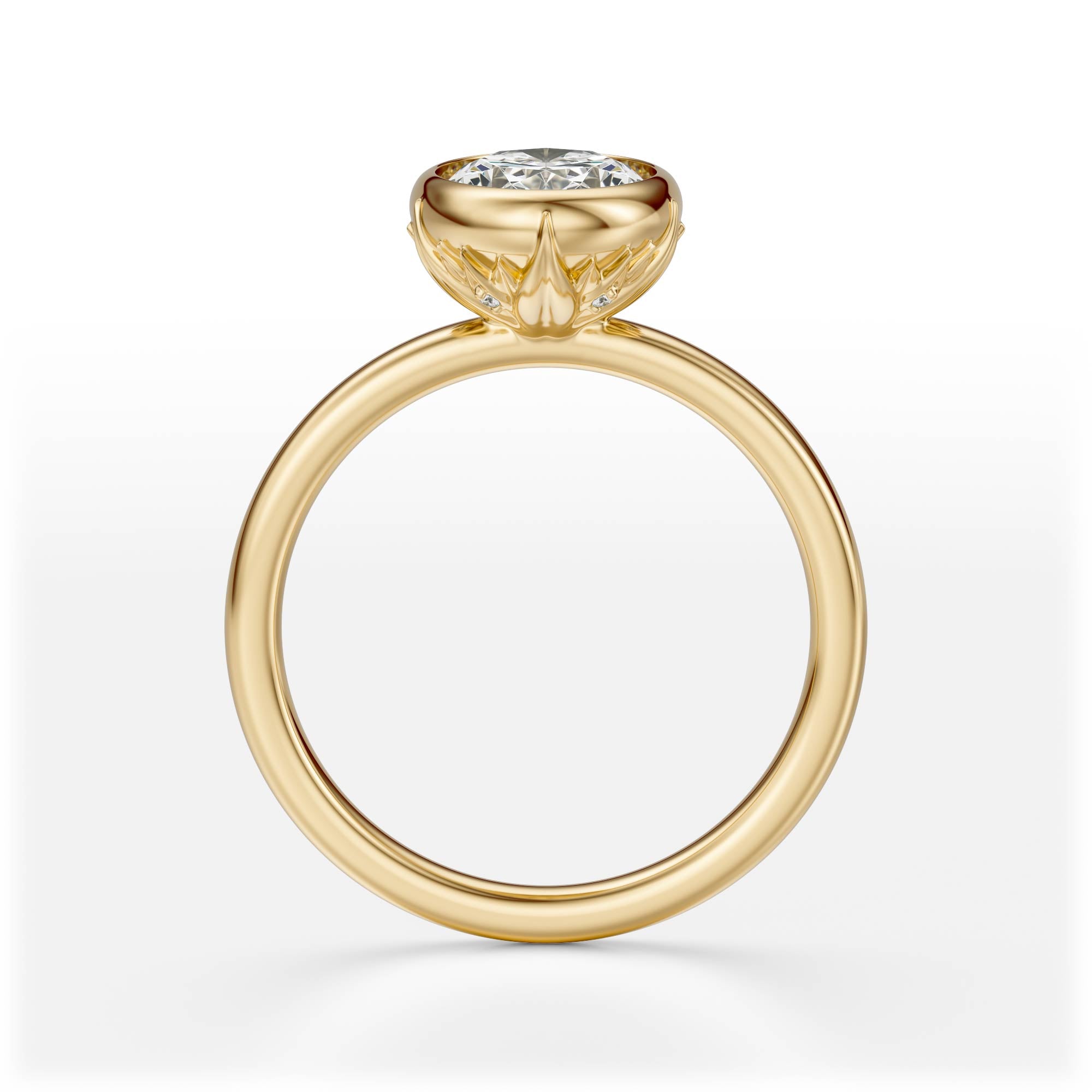 The Bezel Secret Garden Ring | Oval | Setting Only