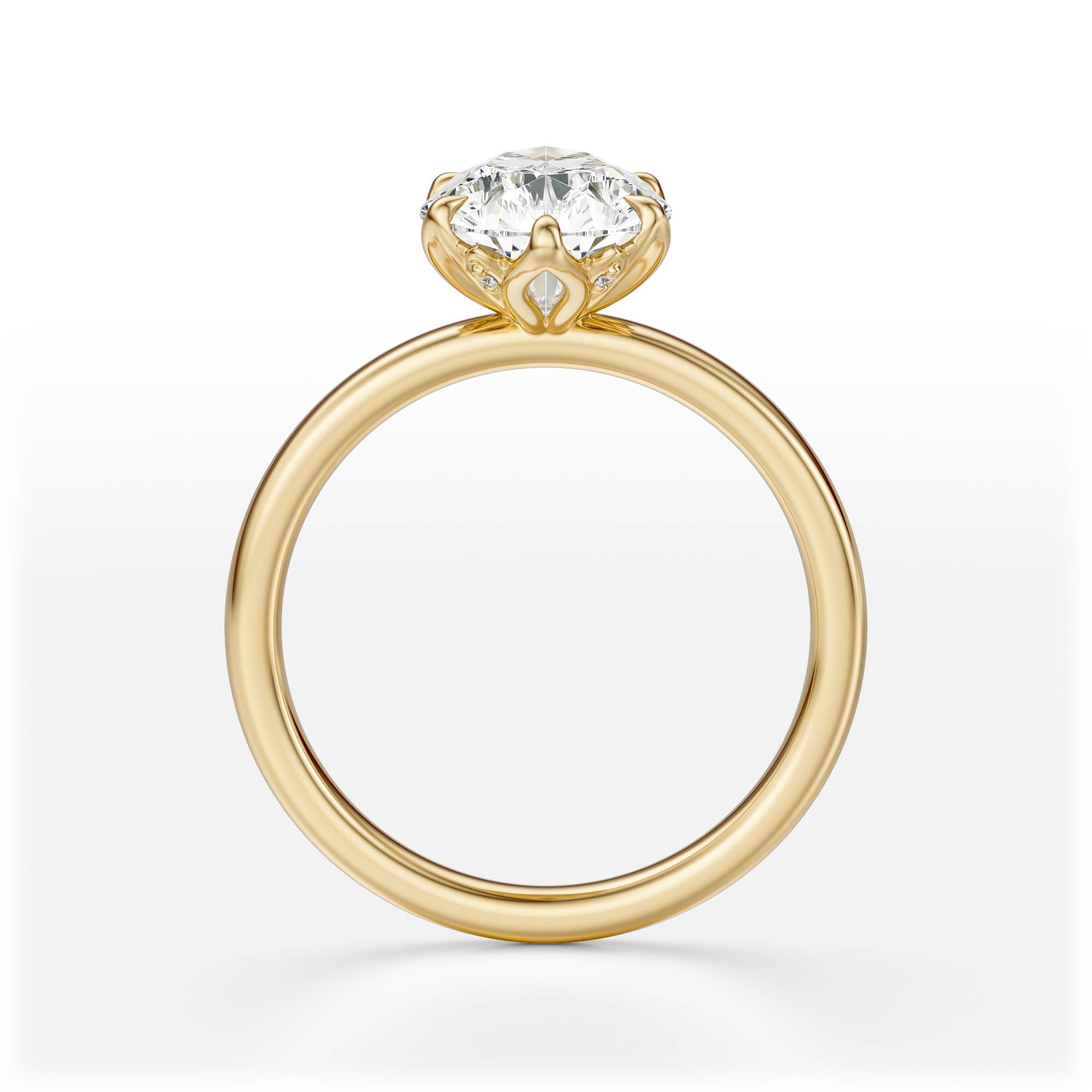 The Secret Garden Ring | Pear | Setting Only