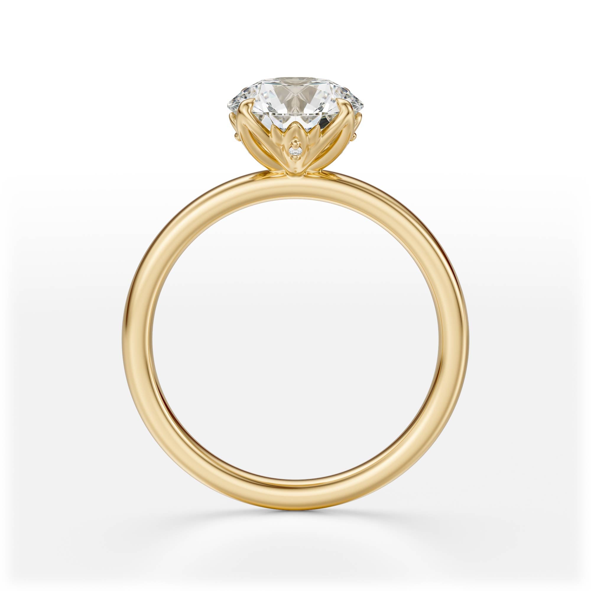 The Secret Garden Ring | Round | Setting Only