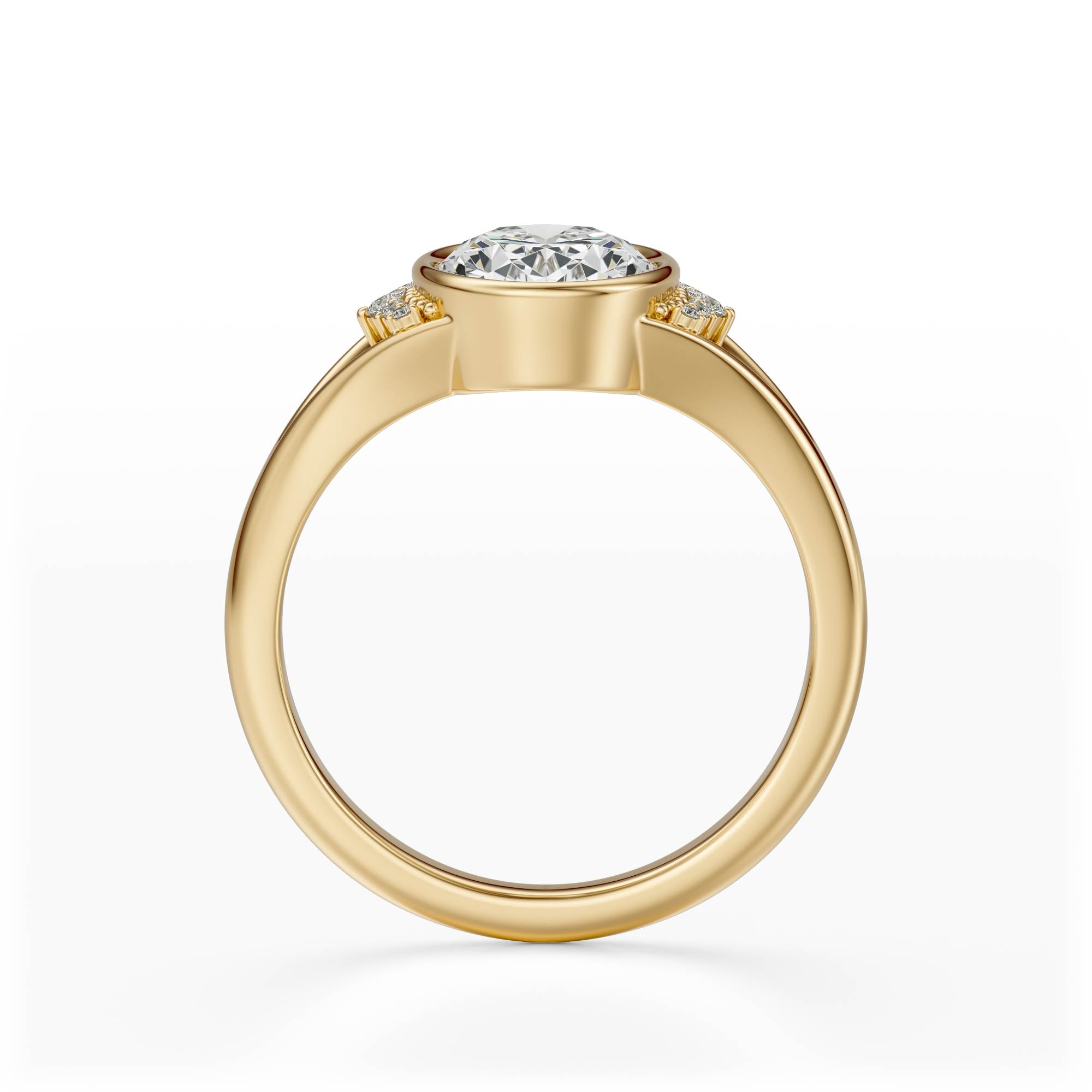 The Bezel Serendipity Ring | Oval | Setting Only