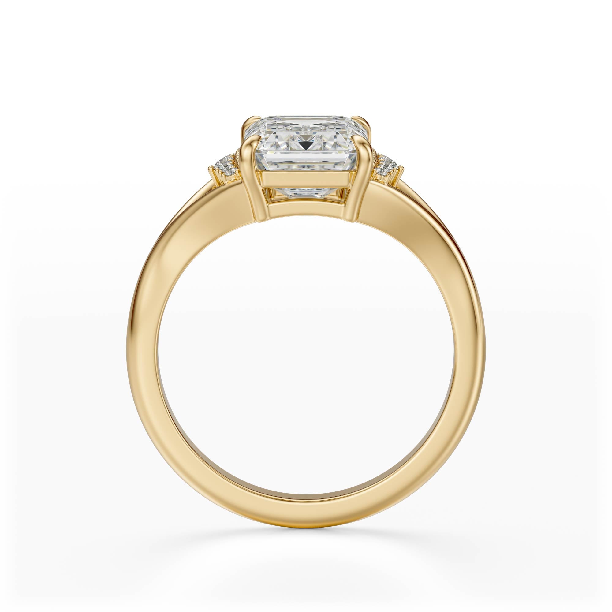 The Serendipity Ring | Emerald Cut
