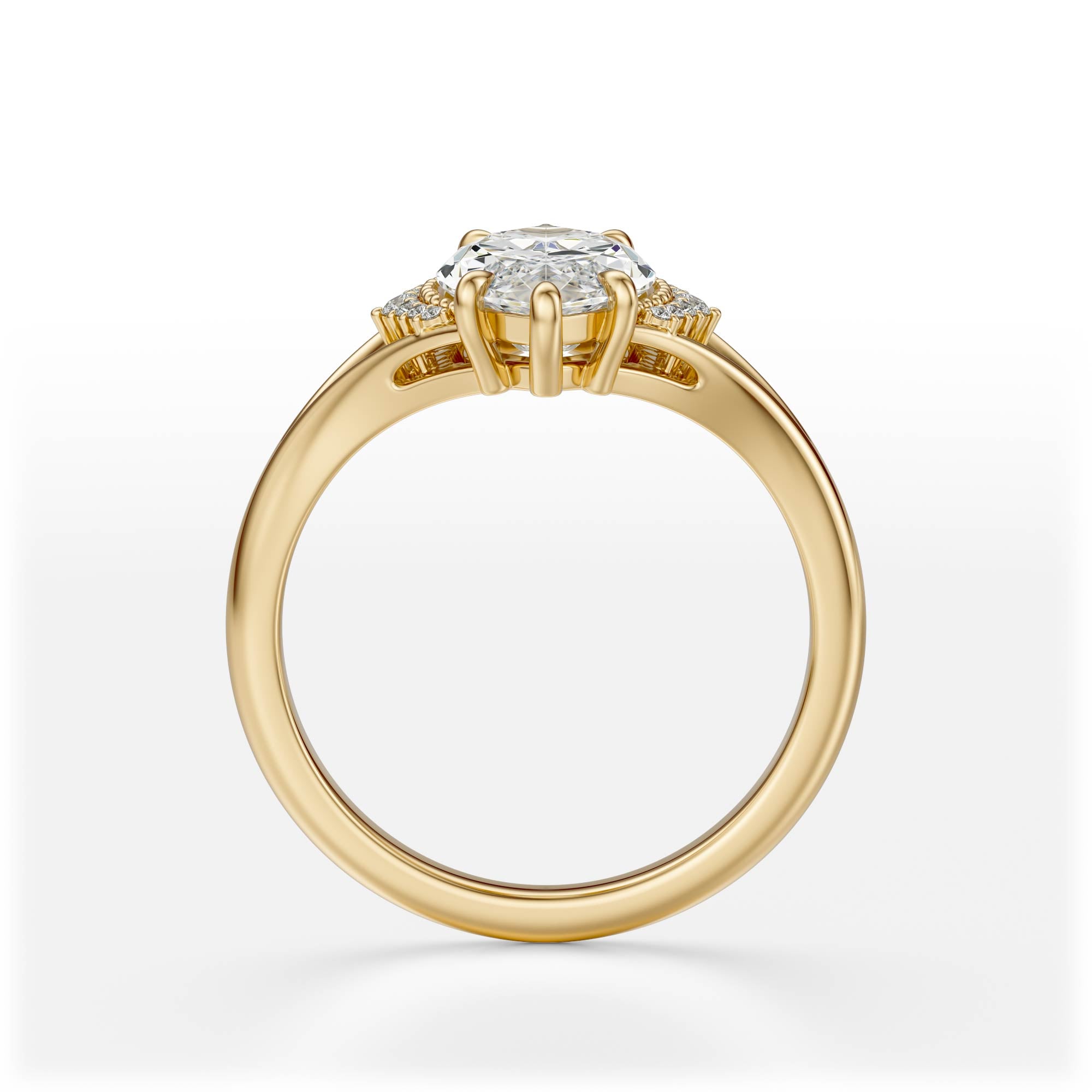The Serendipity Ring | Marquise | Setting Only - Lavender Creek Gems