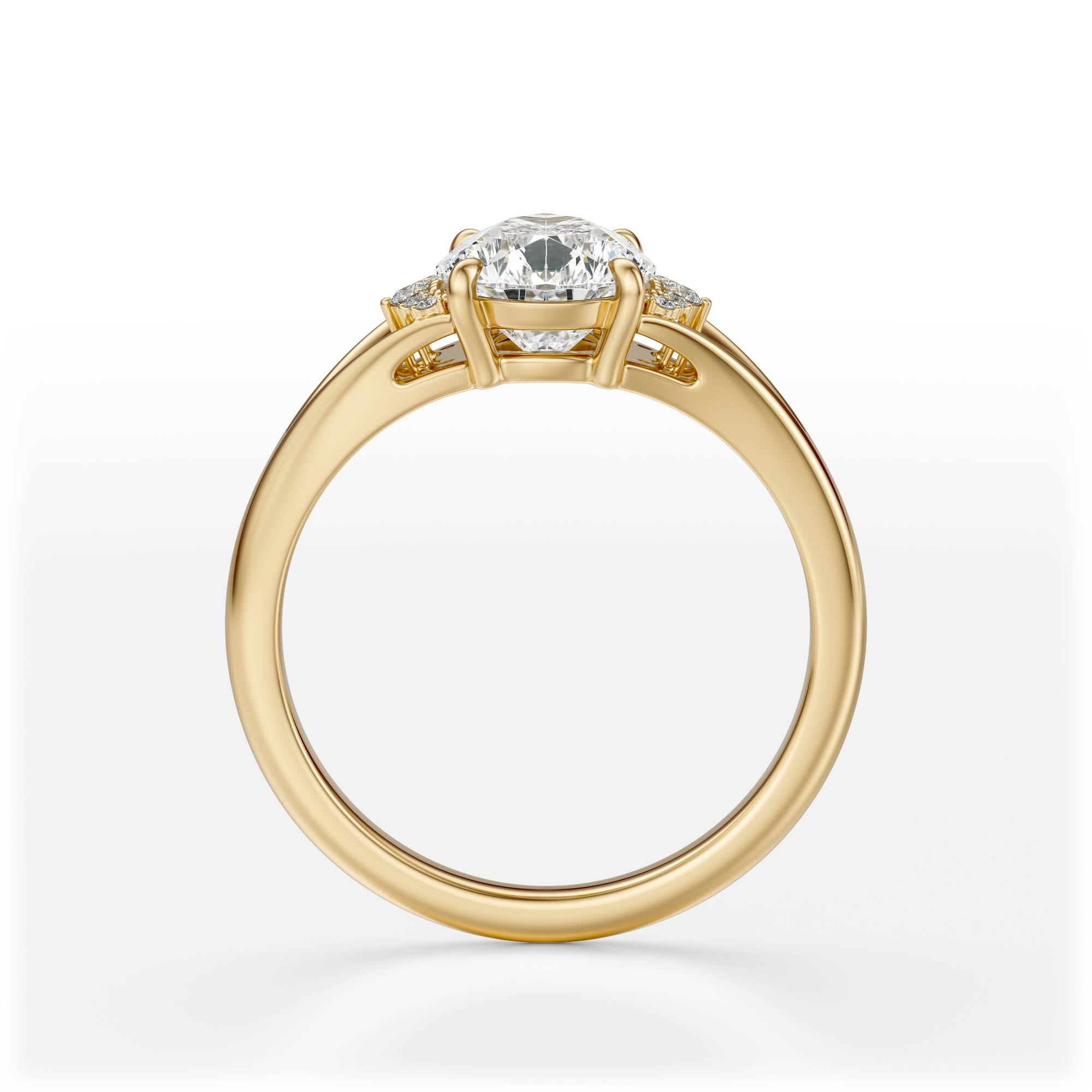 The Serendipity Ring | Pear | Setting Only - Lavender Creek Gems