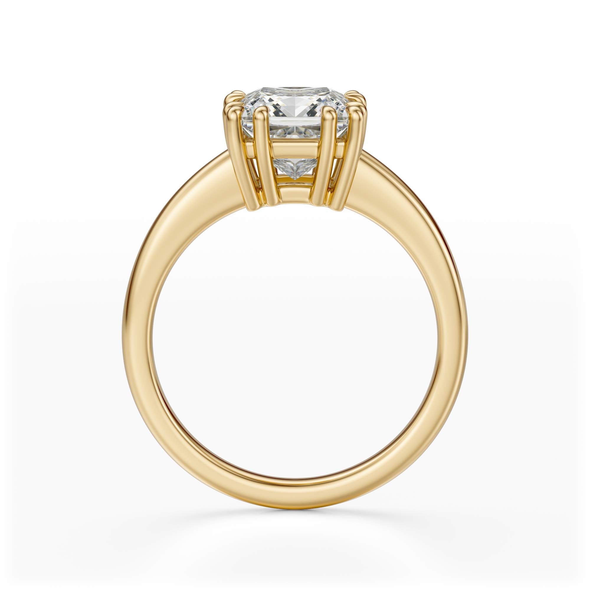 The Thalassa Ring | Princess | Setting Only - Lavender Creek Gems