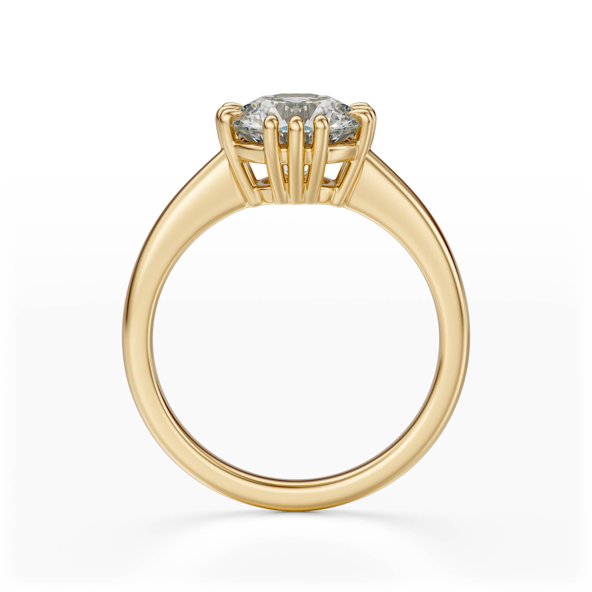 The Thalassa Ring | Round | Setting Only - Lavender Creek Gems