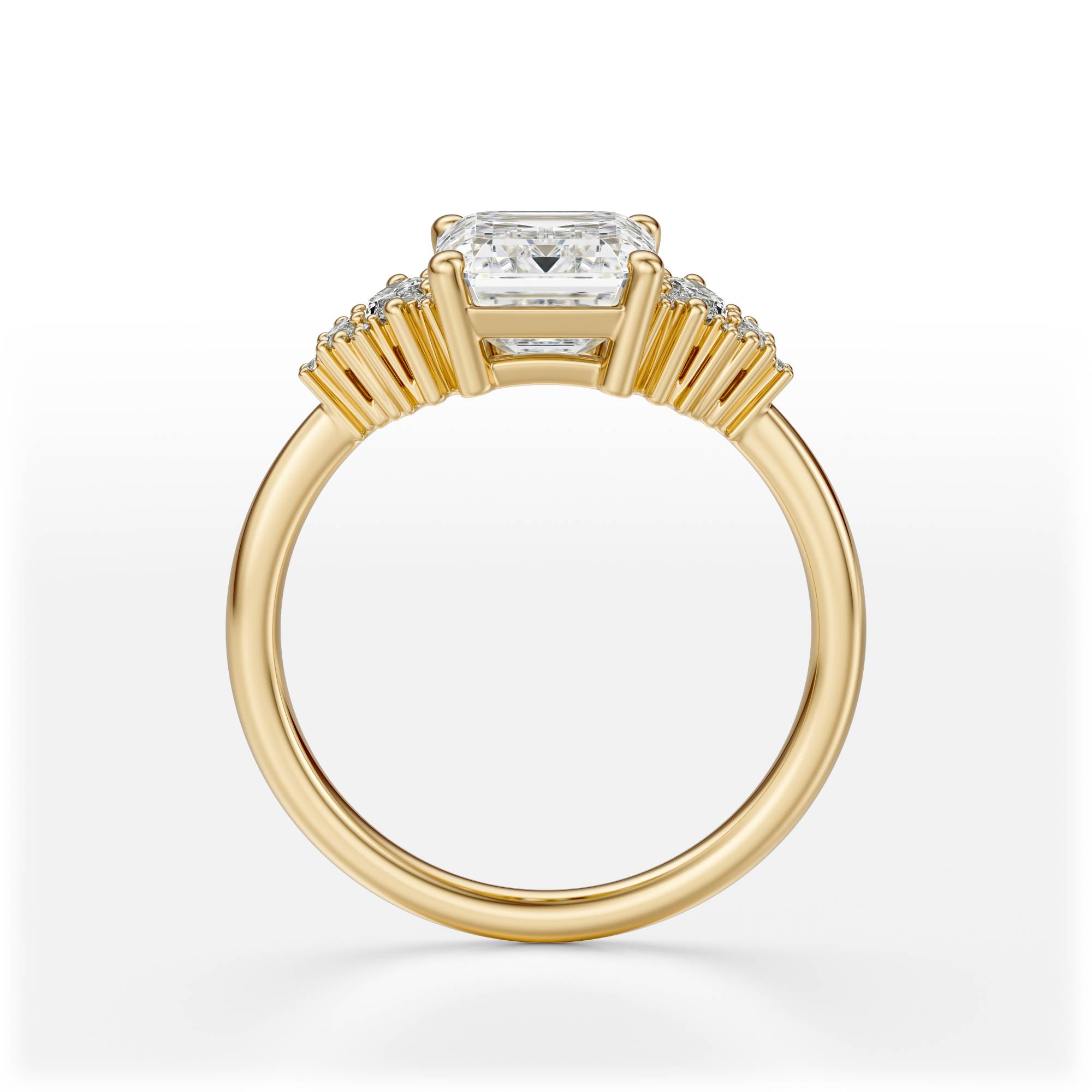 The Vivienne Ring | Emerald Cut