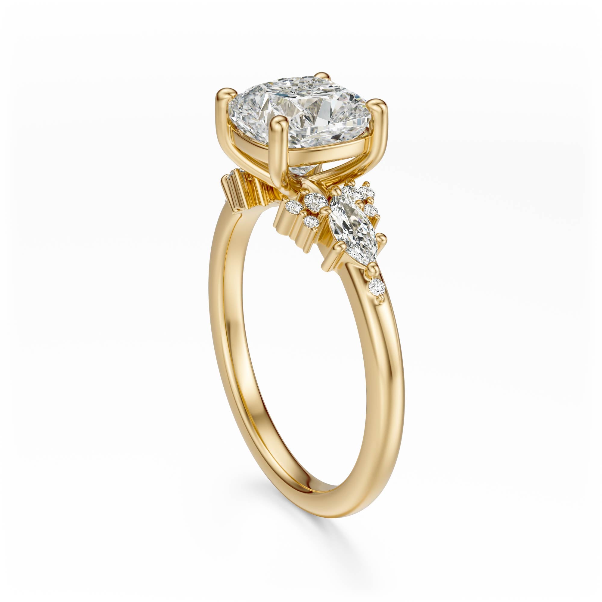 The Ascendant Ring | Cushion - Lavender Creek Gems