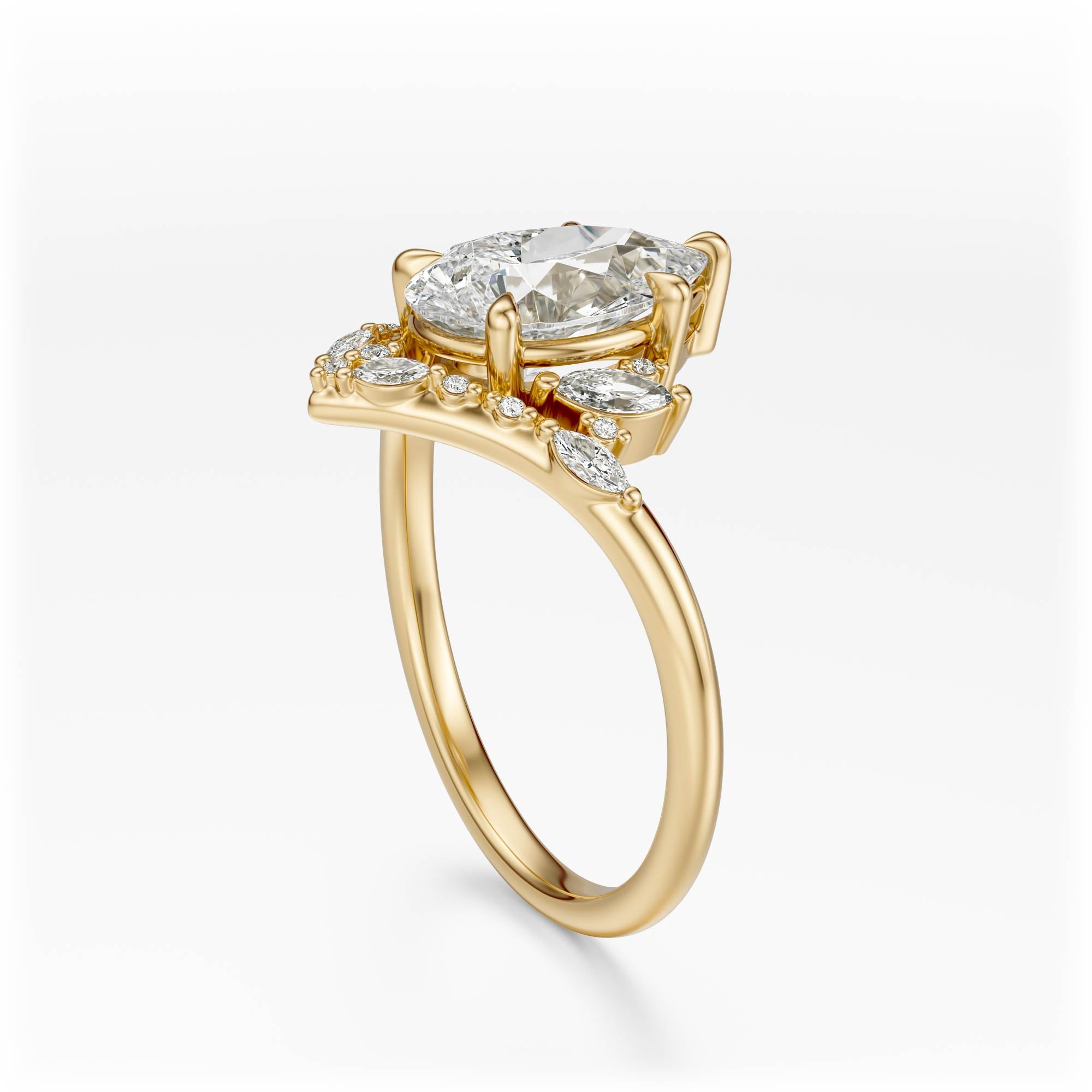 The Aurora Ring | Setting Only