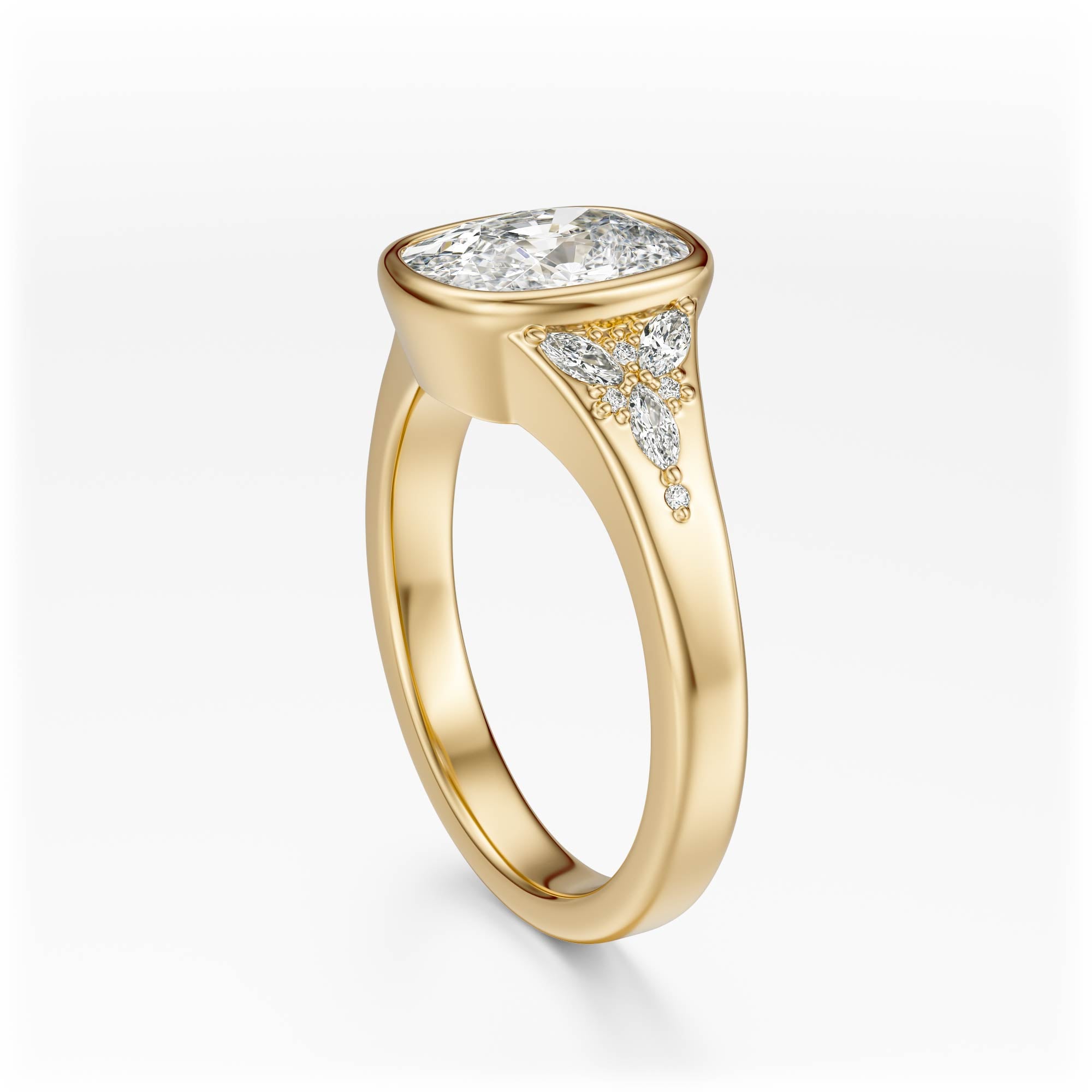 The Daylight Ring | Elongated Cushion | Setting Only