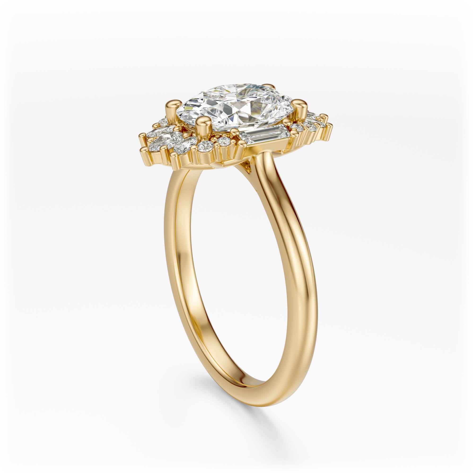 The Georgia Ring | Oval | Setting Only